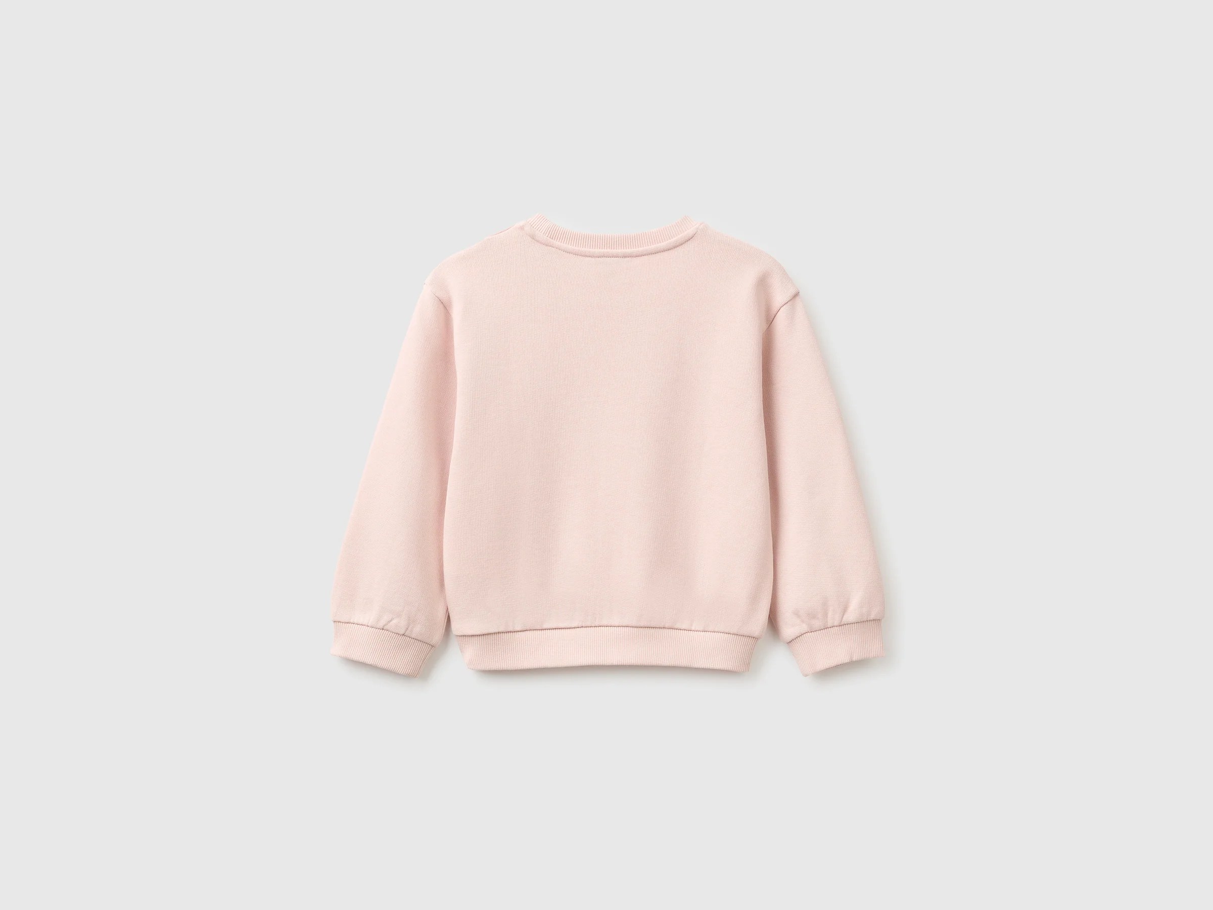 Sweat en coton biologique avec imprimé et broderie – Image 2