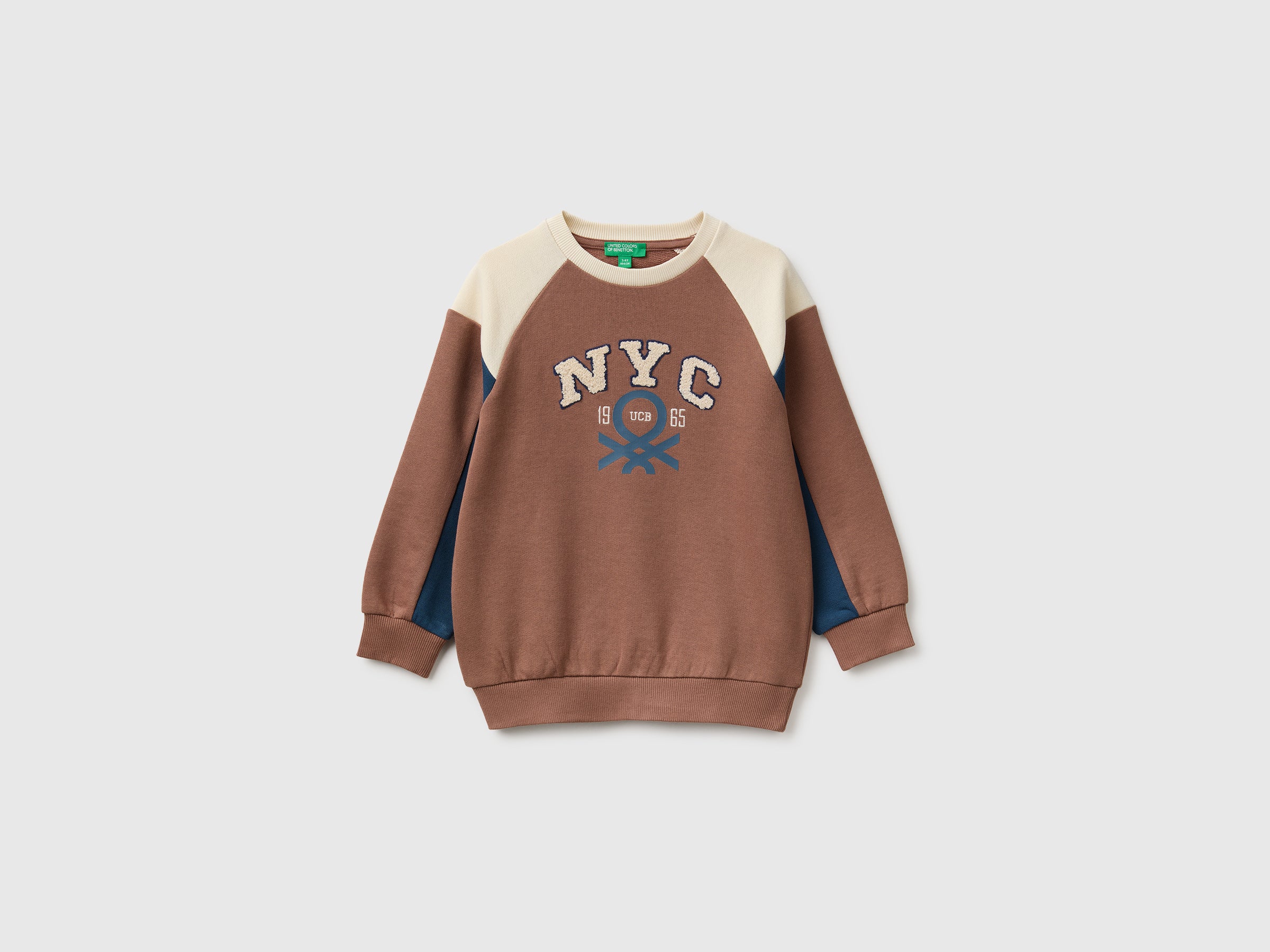 Sweat col rond color block Sweat col rond color block
