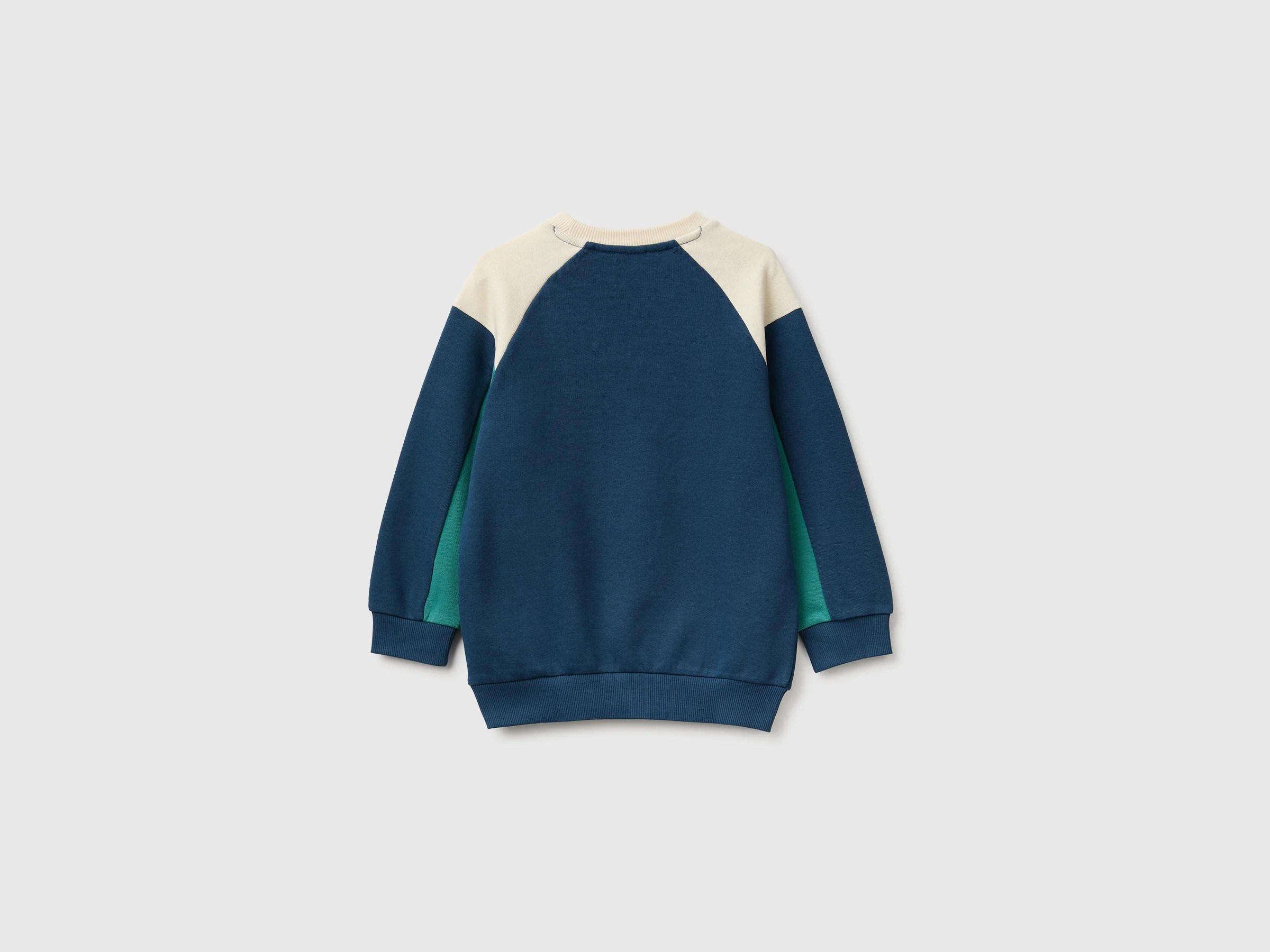 Sweat col rond color block – Image 2