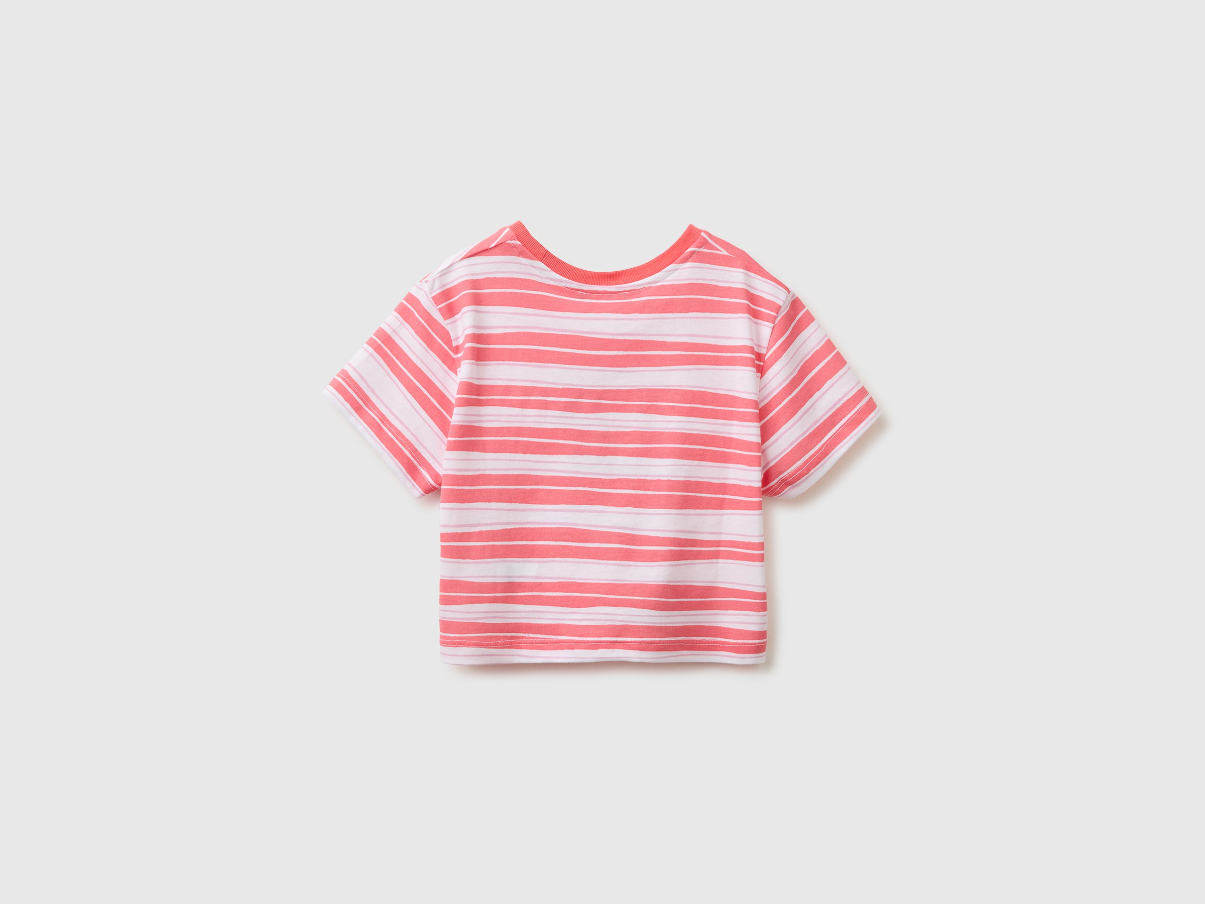 T-shirt rayé à imprimé en relief – Image 2
