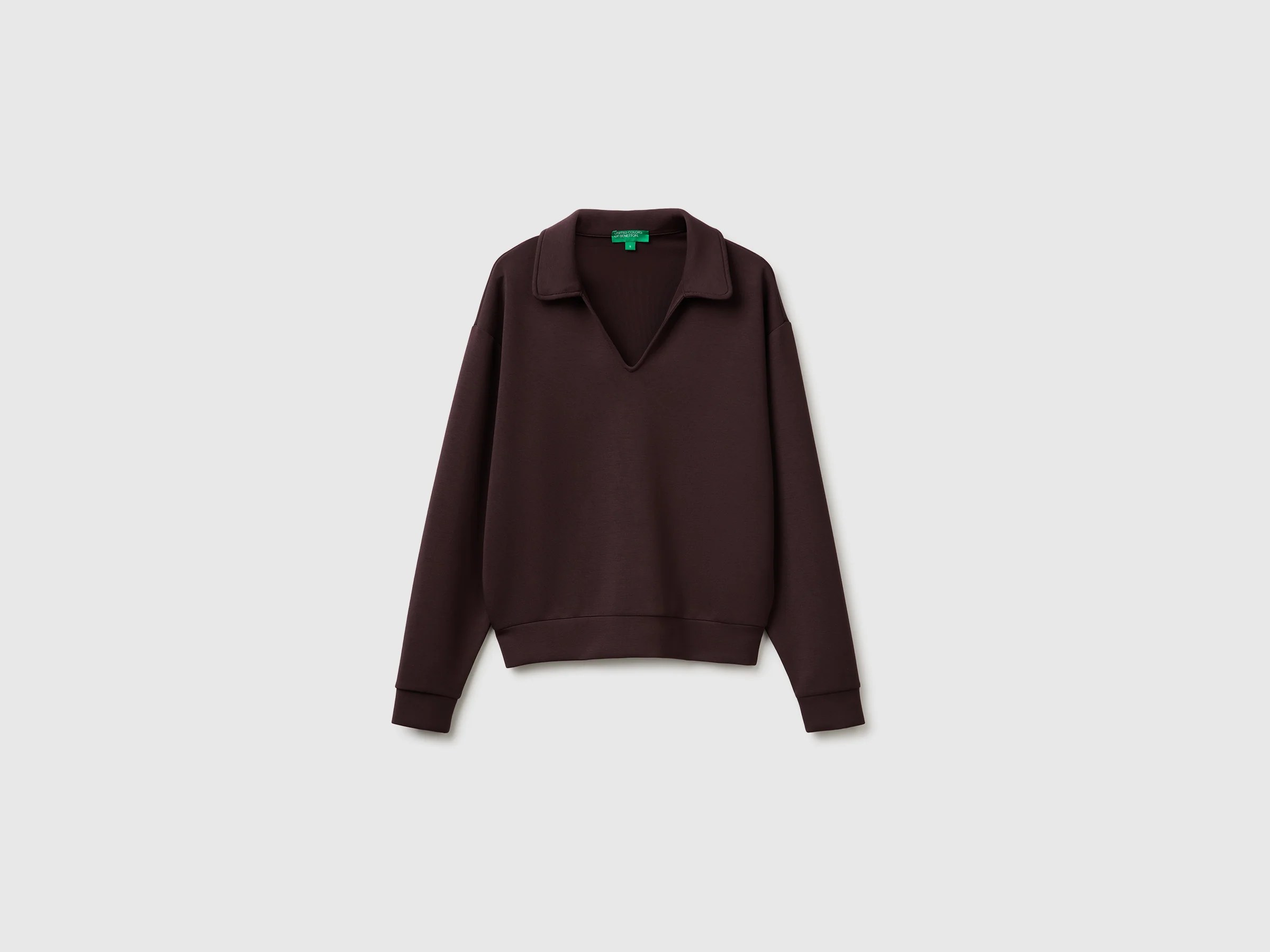 Sweat fluide à col polo Sweat fluide à col polo