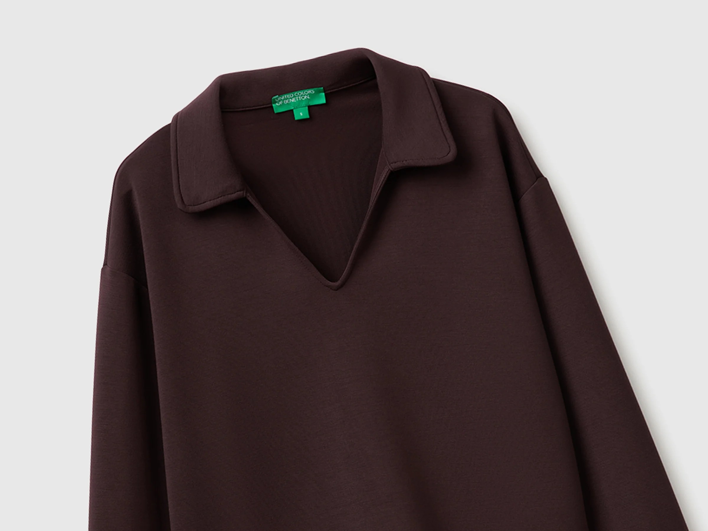Sweat fluide à col polo – Image 3
