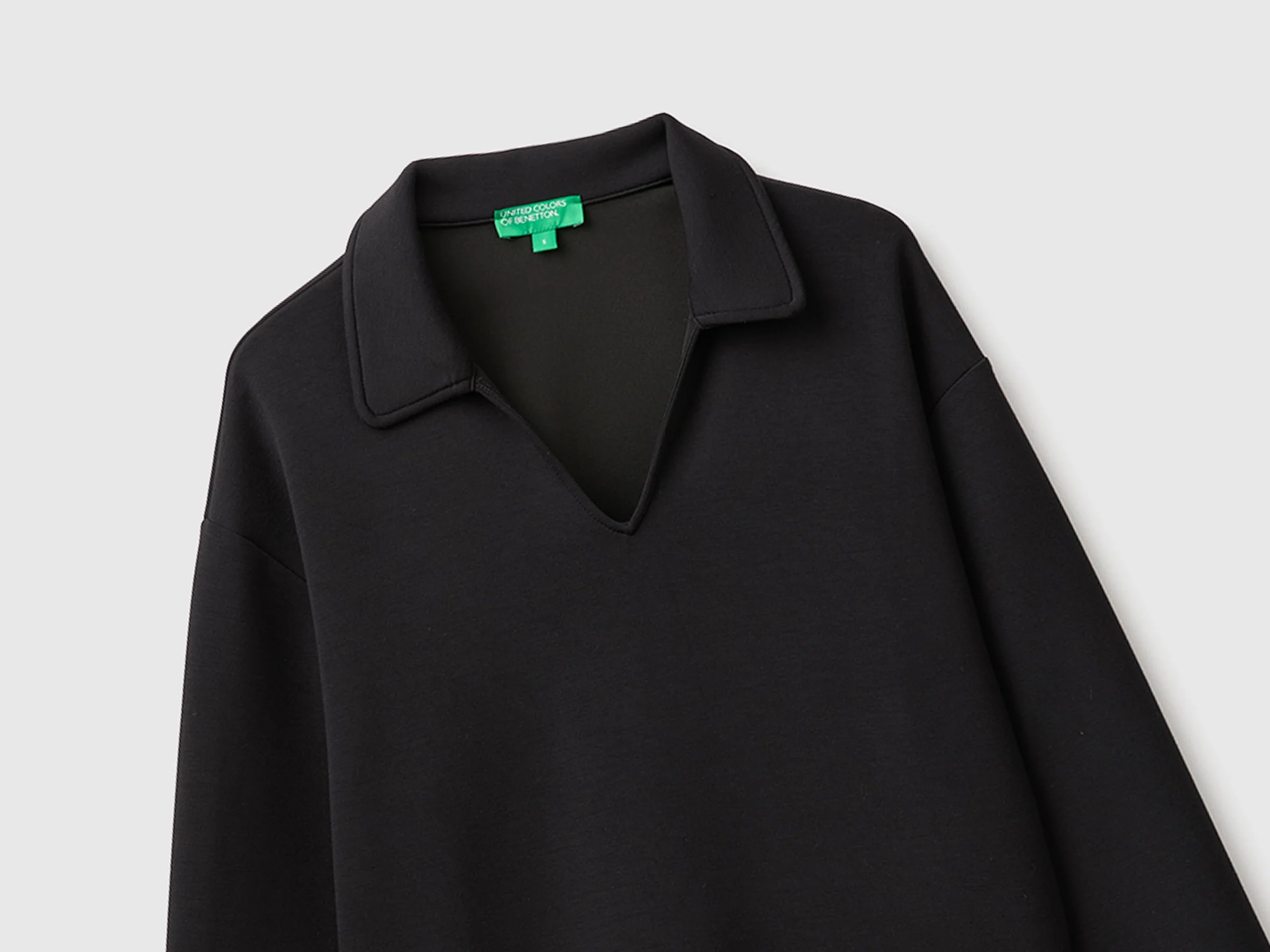 Sweat fluide à col polo – Image 3
