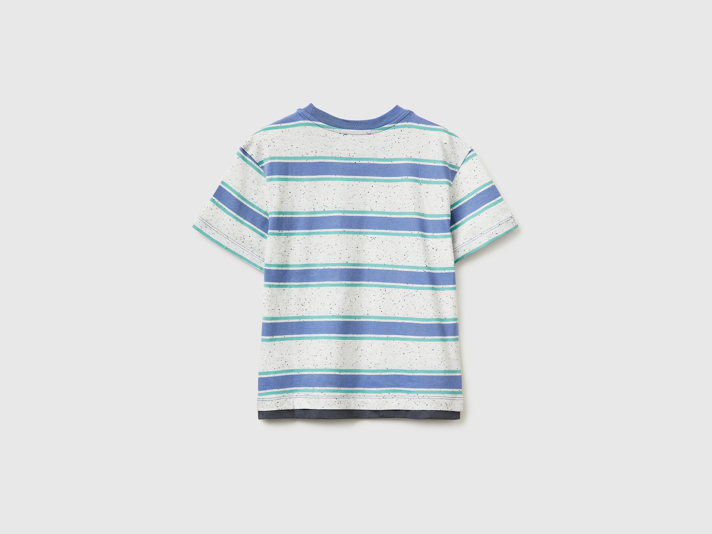 T-shirt rayé avec écusson – Image 2