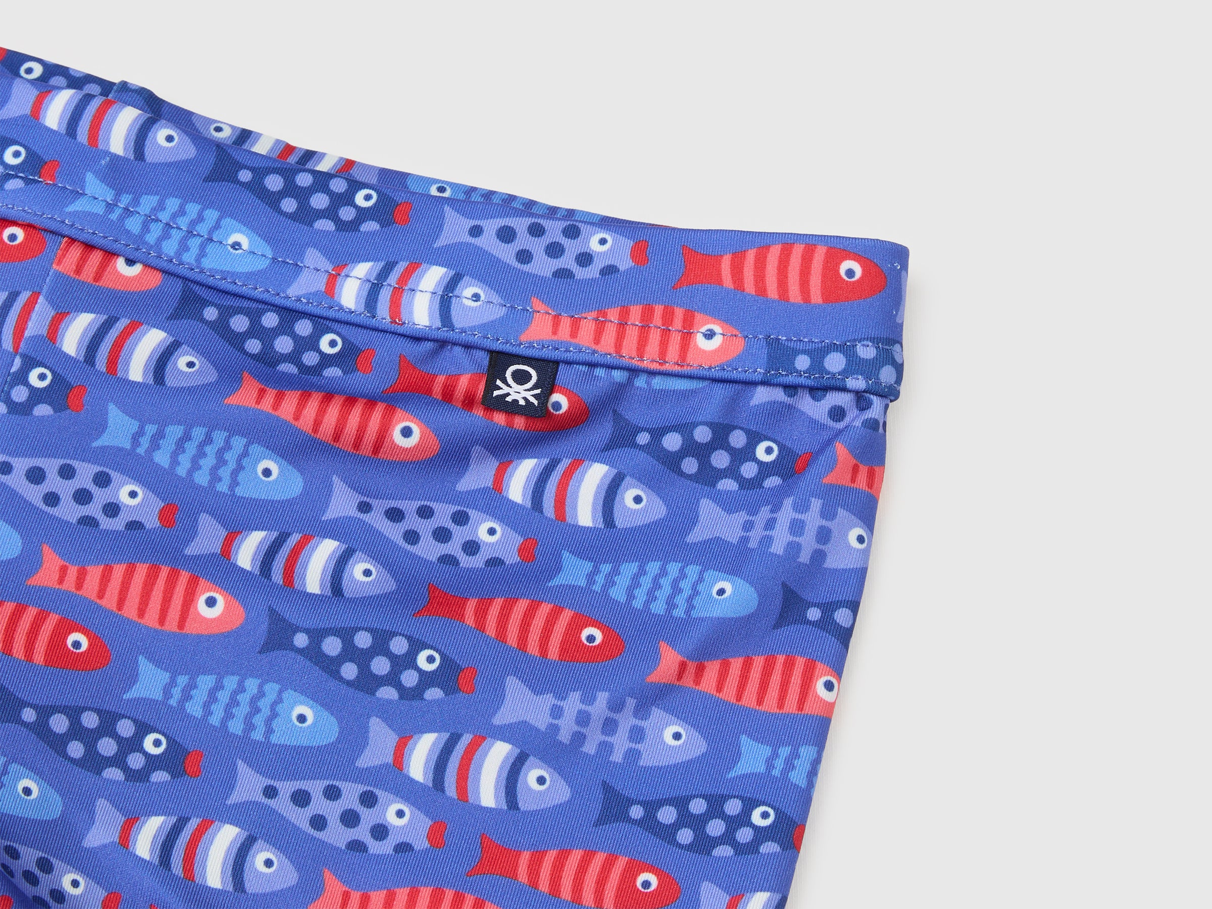 Boxer de bain à imprimé poisson – Image 3