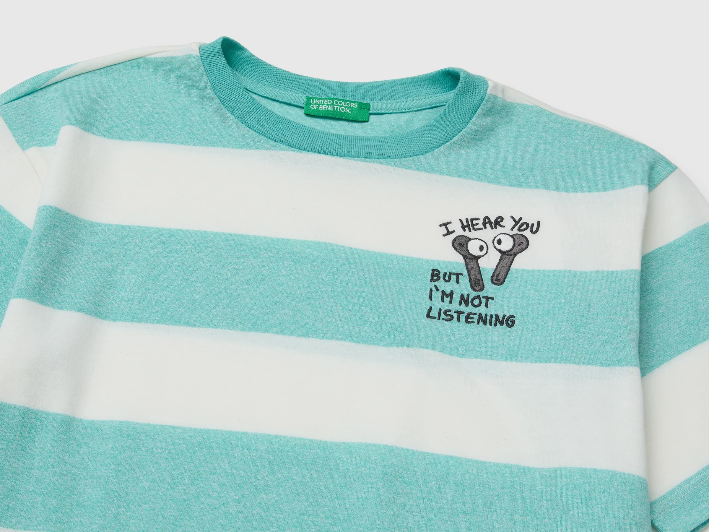 T-shirt rayé oversize – Image 3