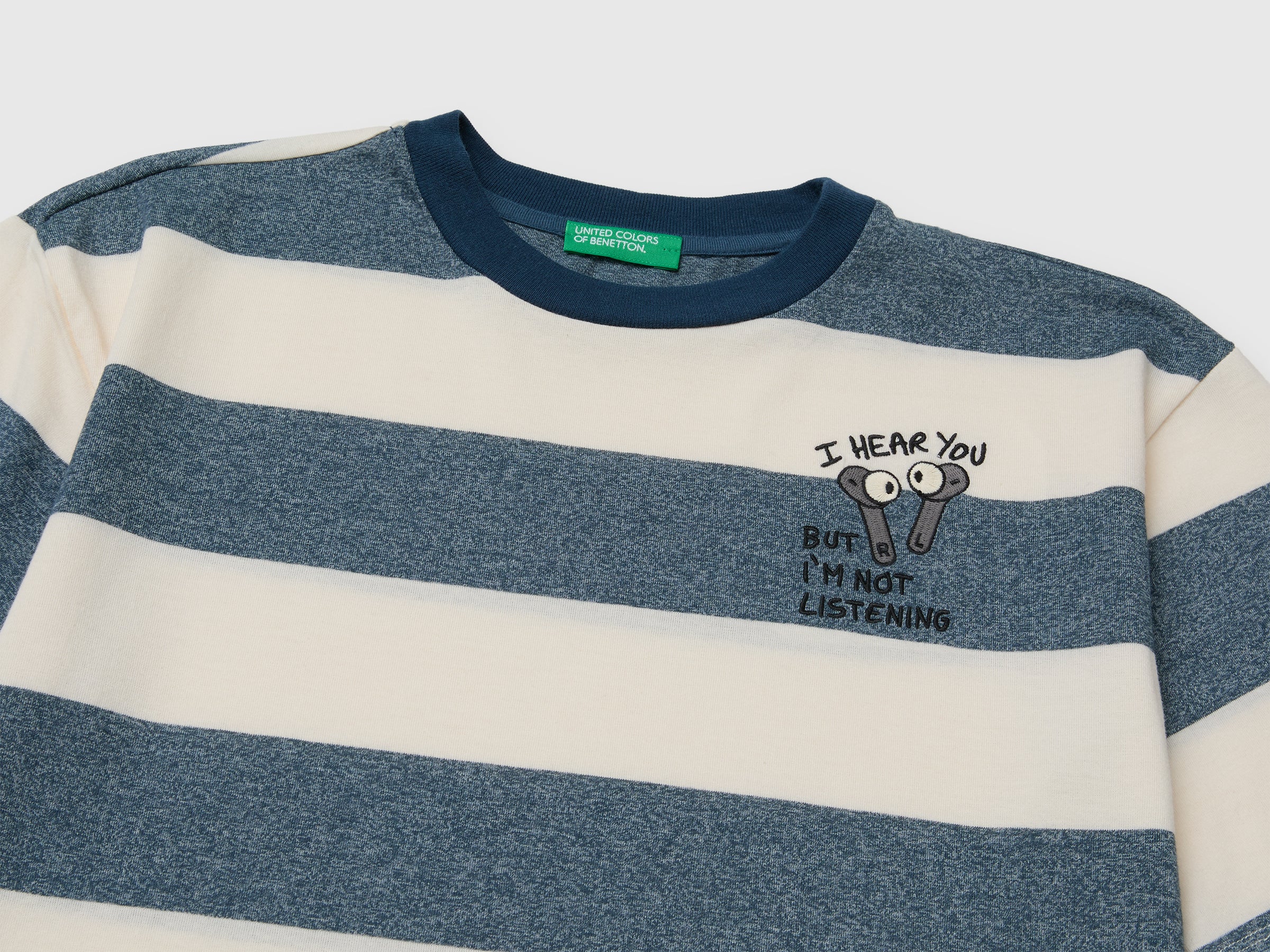 T-shirt rayé oversize – Image 3