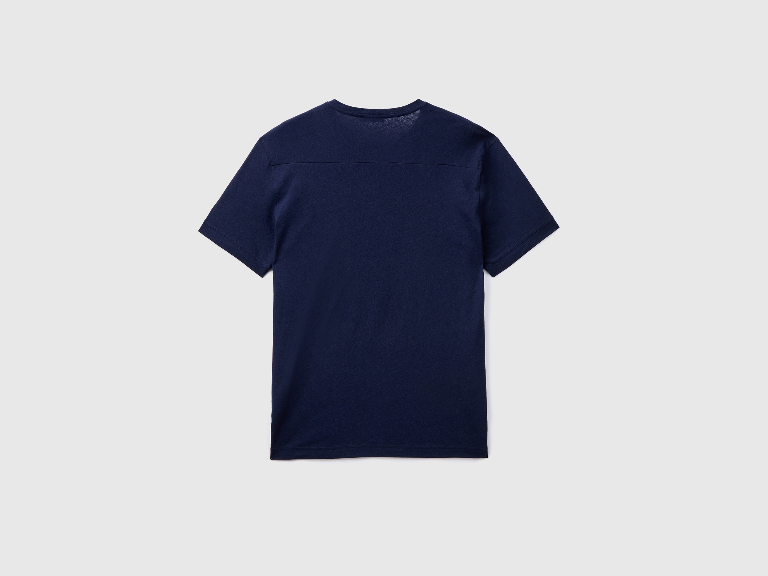 T-shirt en lin mélangé avec poche – Image 5