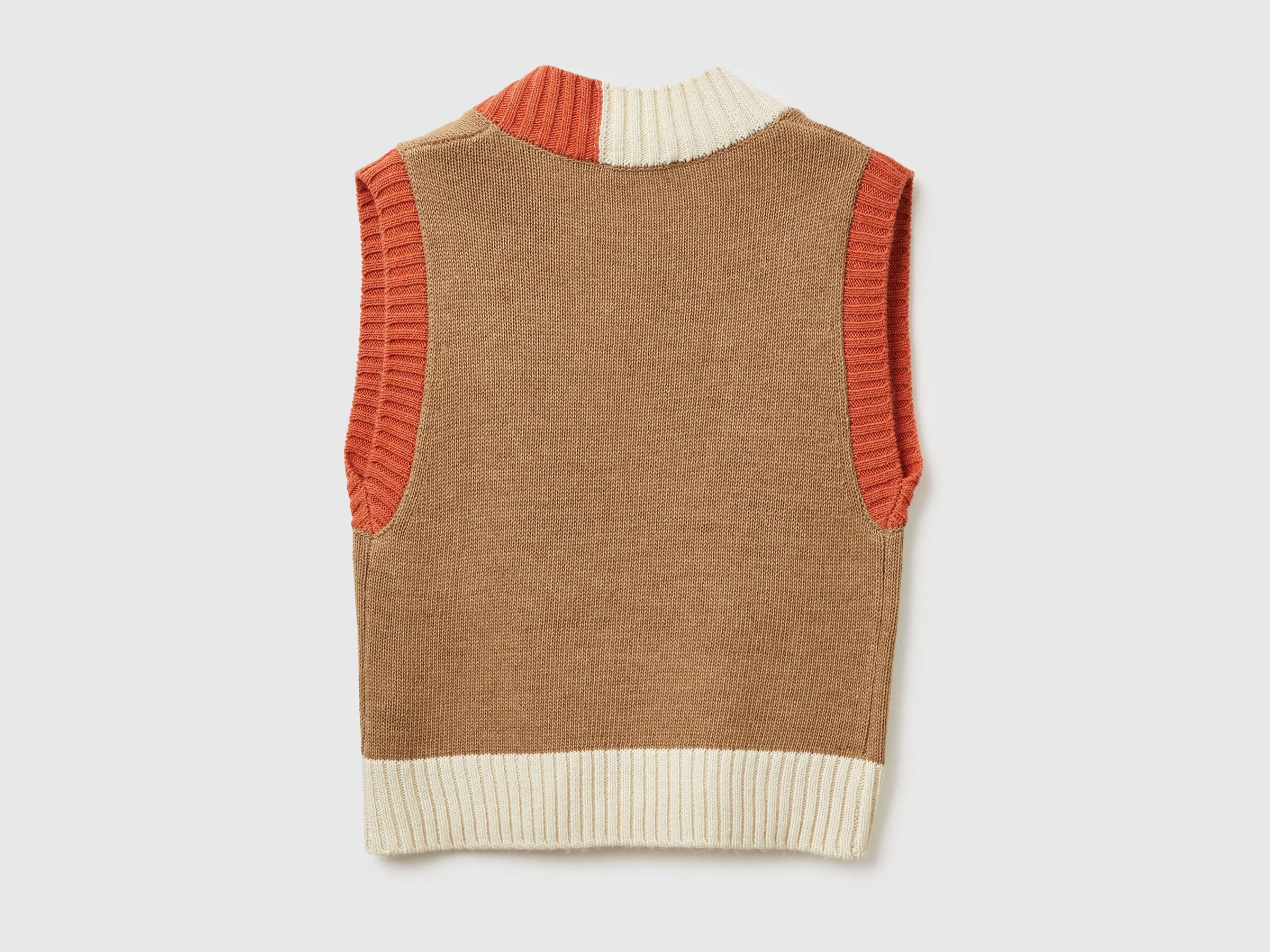 Gilet tricoté à blocs de couleurs – Image 6