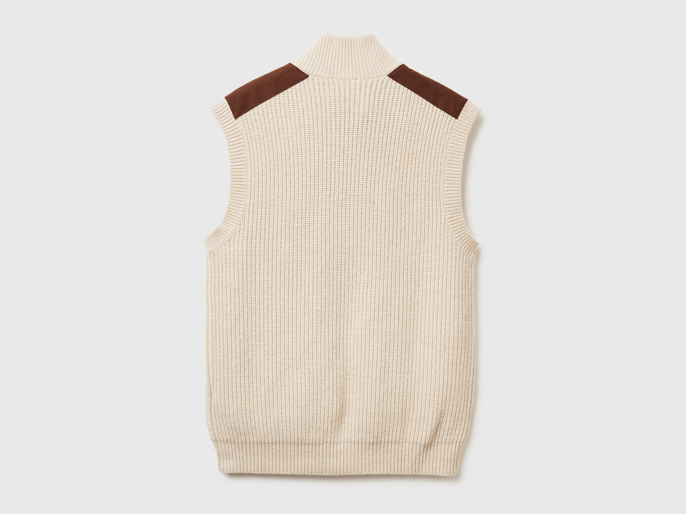 Gilet zippé en mélange de laine – Image 6