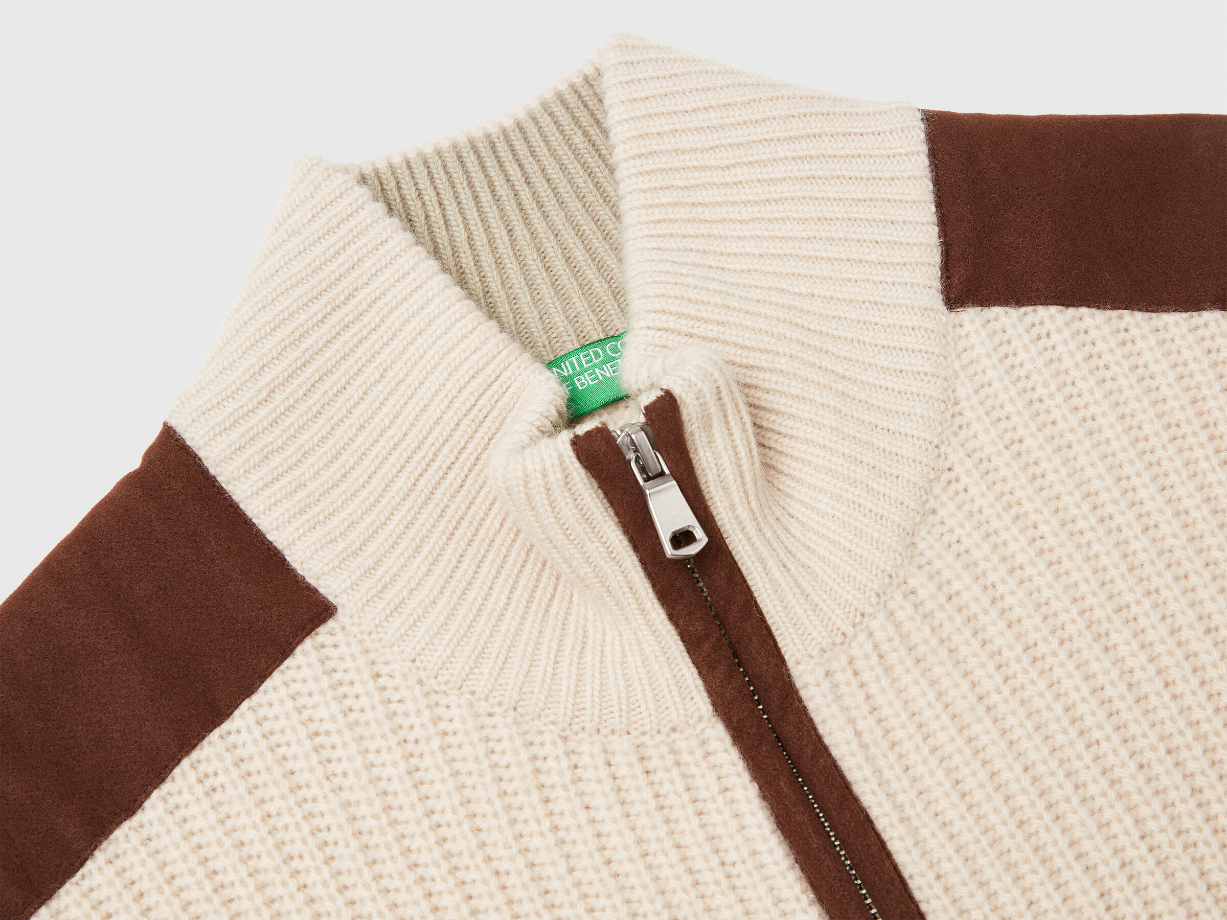 Gilet zippé en mélange de laine – Image 7
