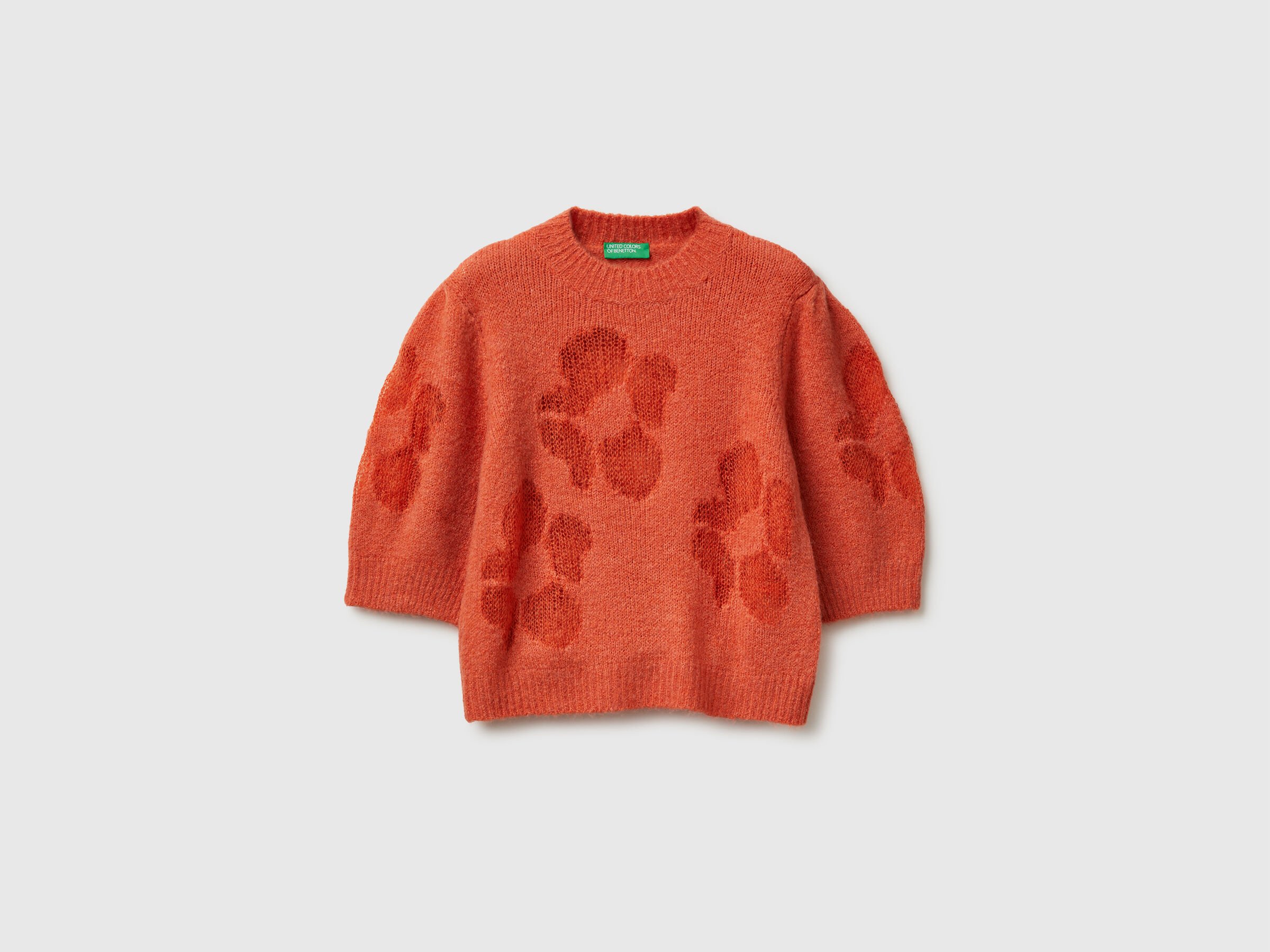 Chemise à manches courtes avec incrustation de fleurs – Image 5