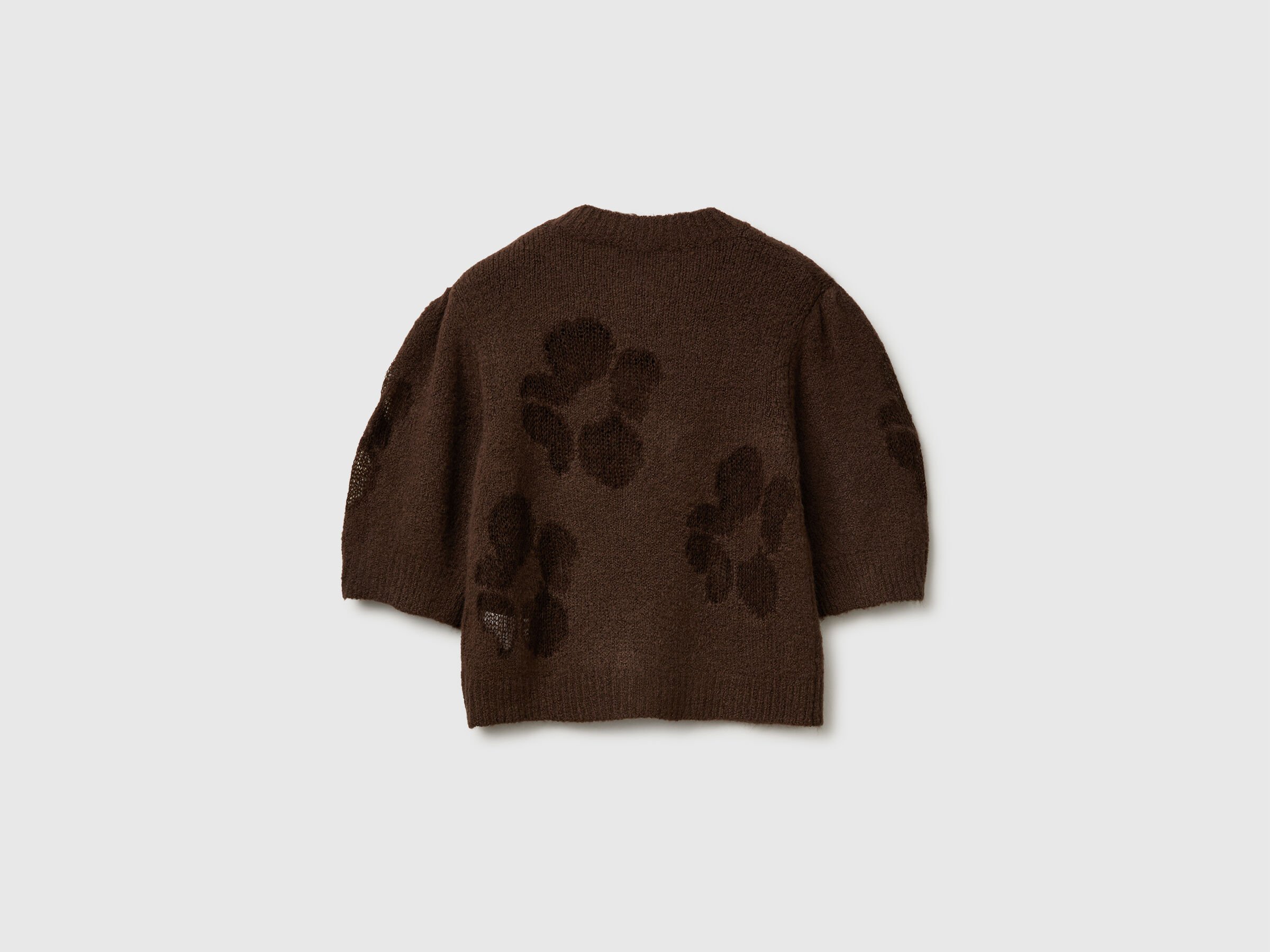 Chemise à manches courtes avec incrustation de fleurs – Image 6