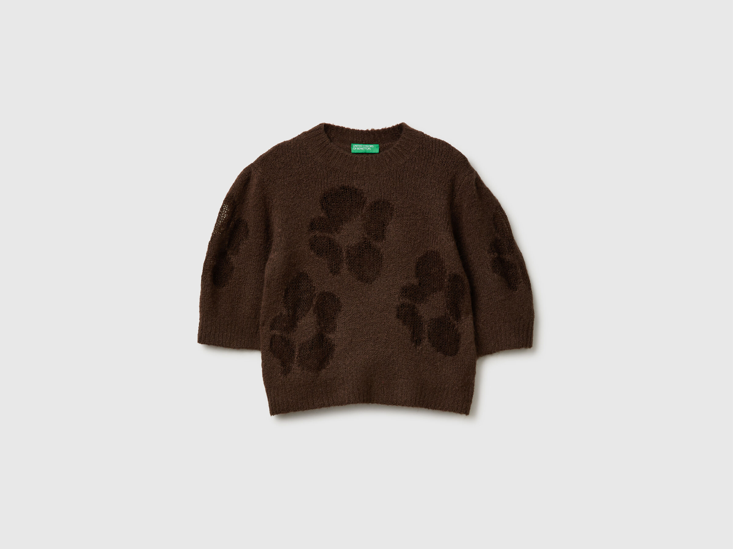 Chemise à manches courtes avec incrustation de fleurs – Image 5