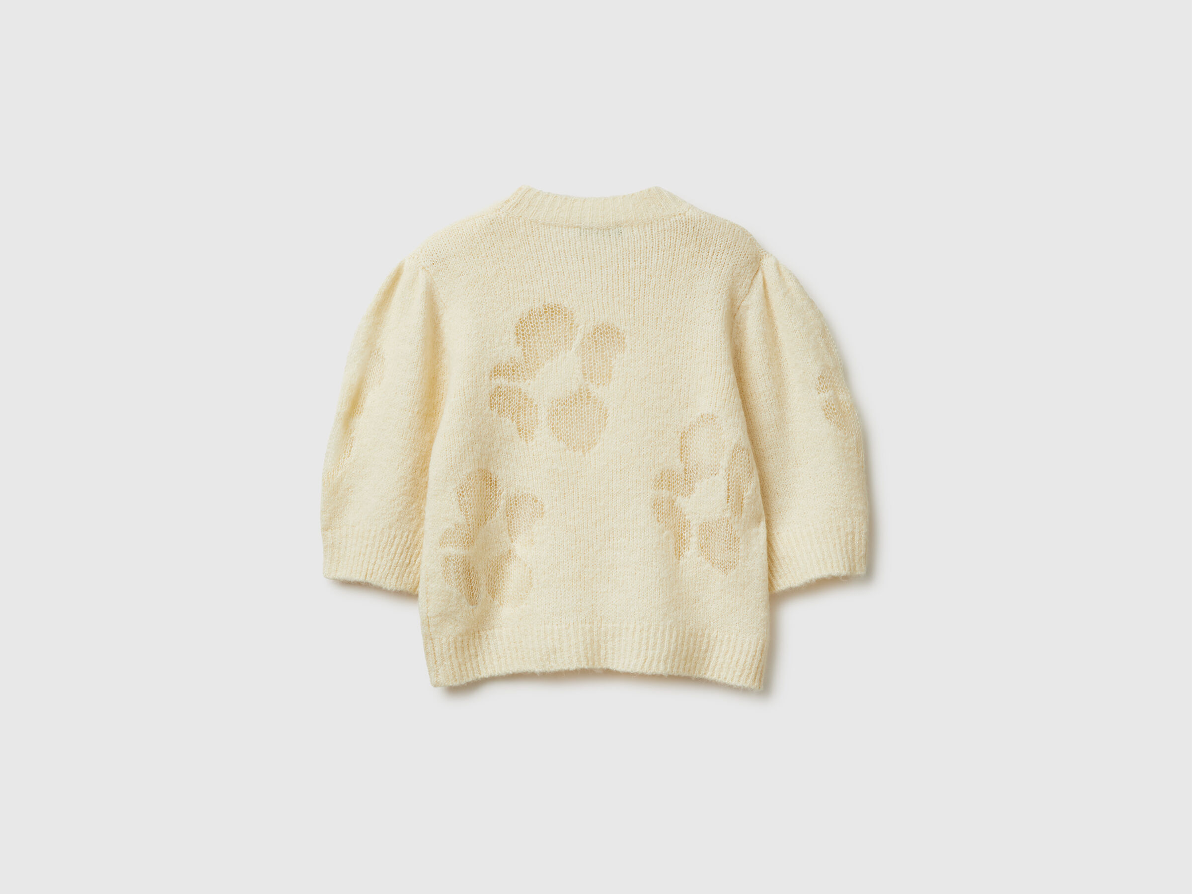 Chemise à manches courtes avec incrustation de fleurs – Image 6