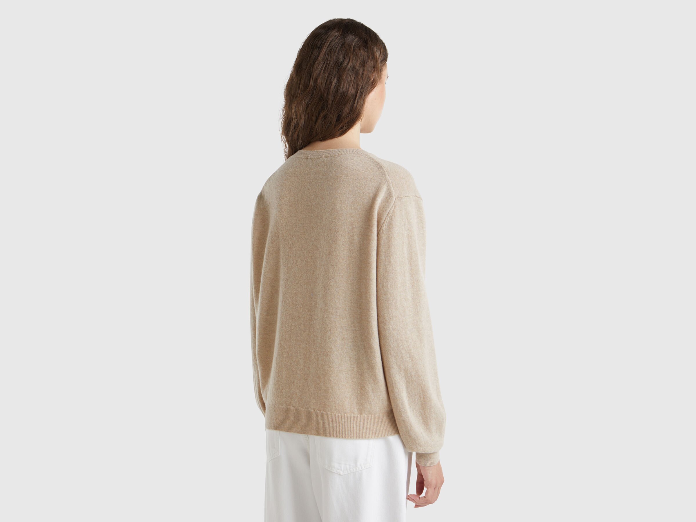 Pull coupe décontractée en pure laine mérinos – Image 2