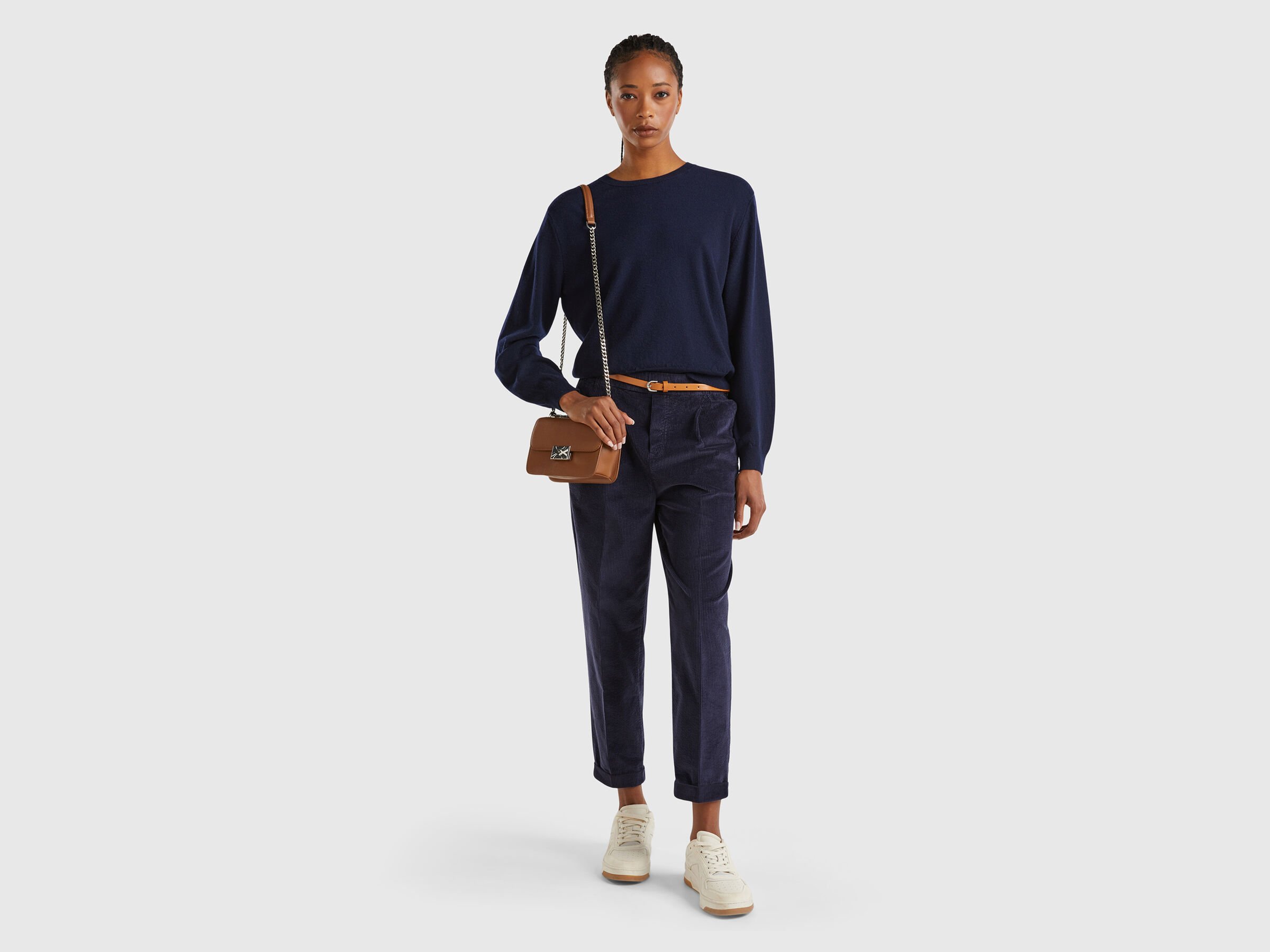 Pull coupe décontractée en pure laine mérinos – Image 3