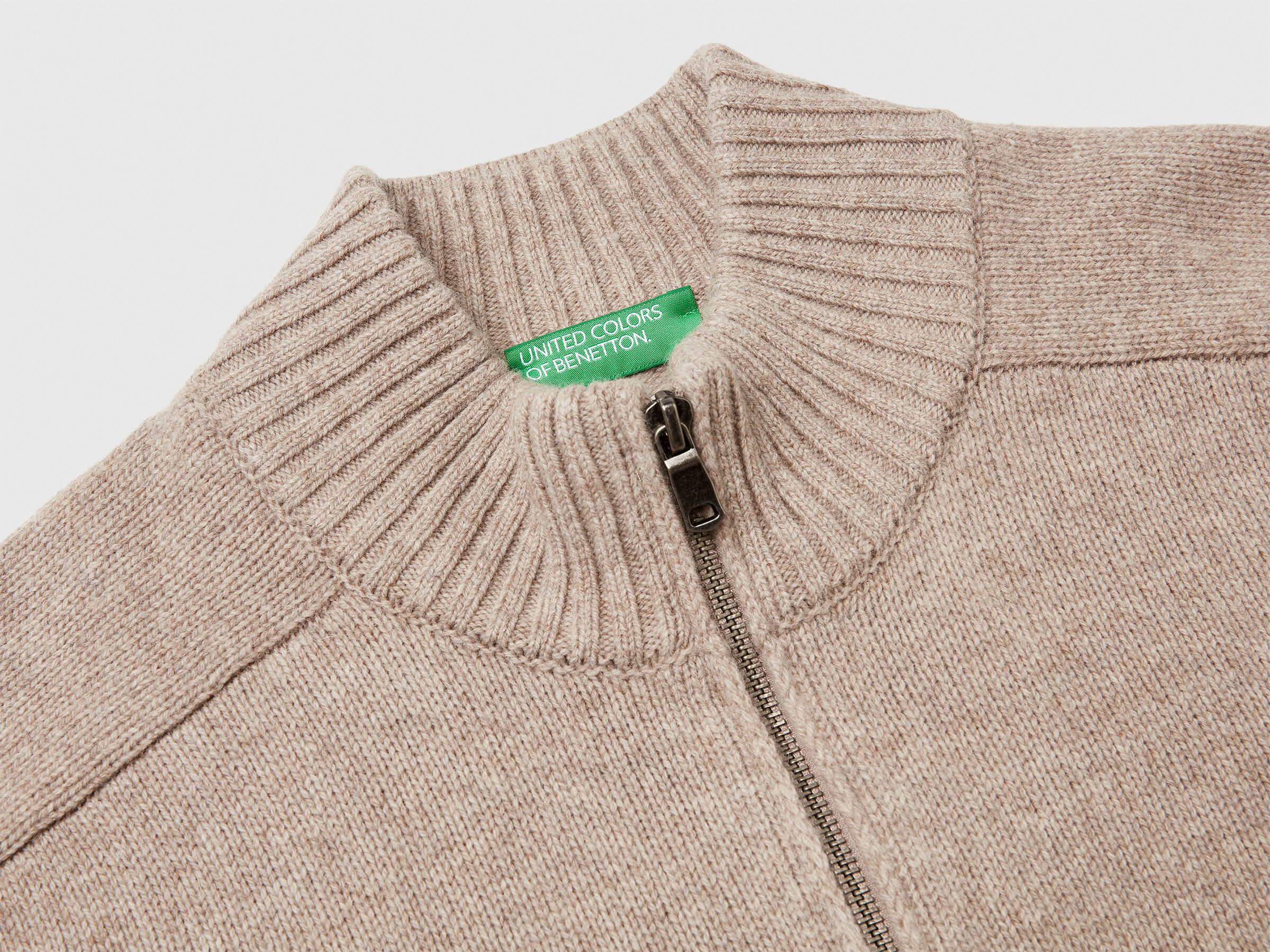 Cardigan zippé en pure laine mérinos – Image 7