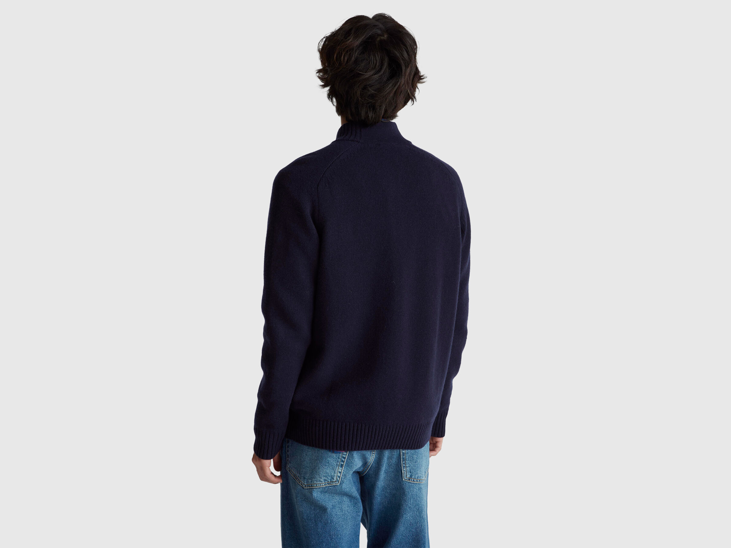 Cardigan zippé en pure laine mérinos – Image 2