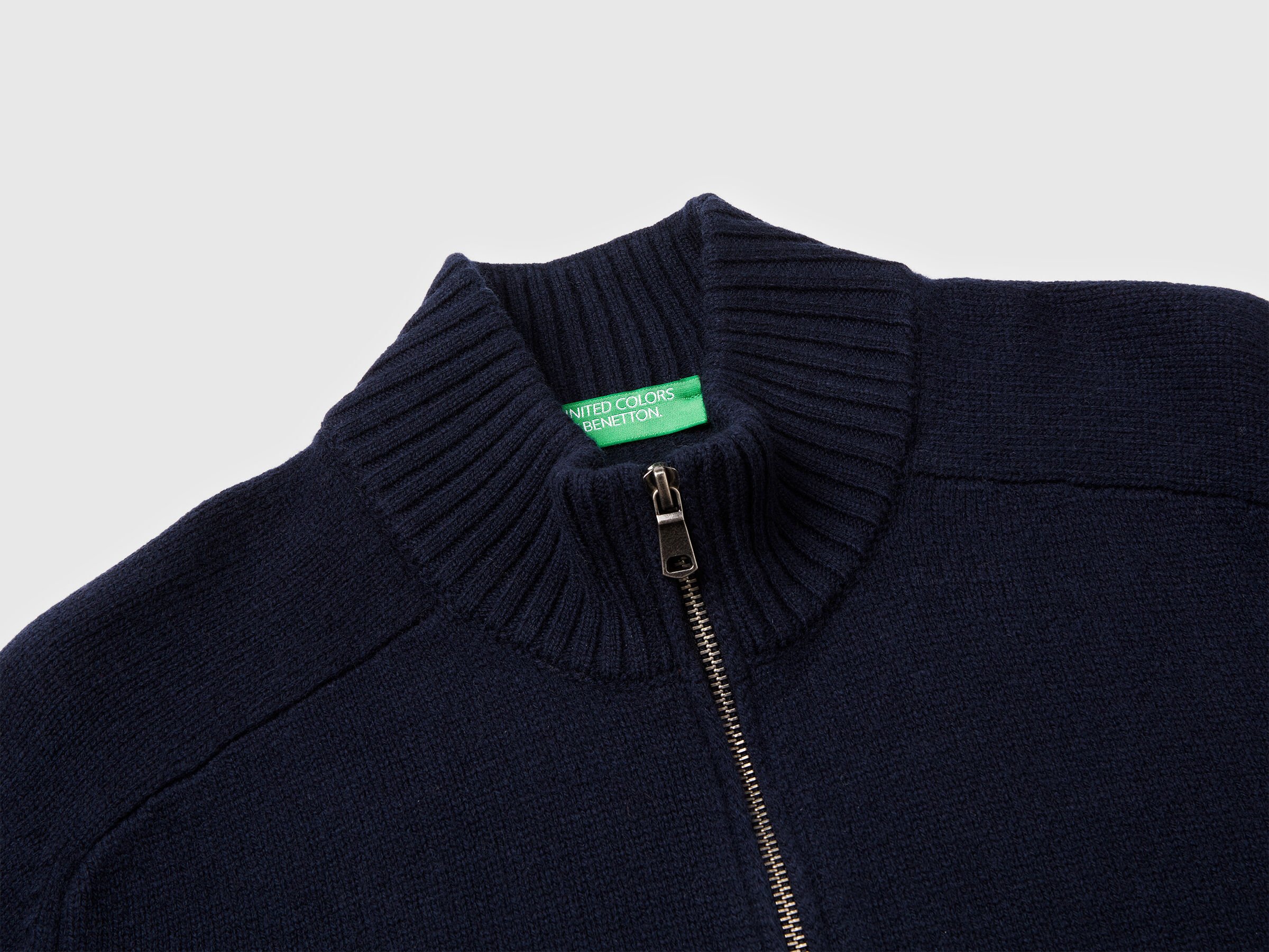 Cardigan zippé en pure laine mérinos – Image 7