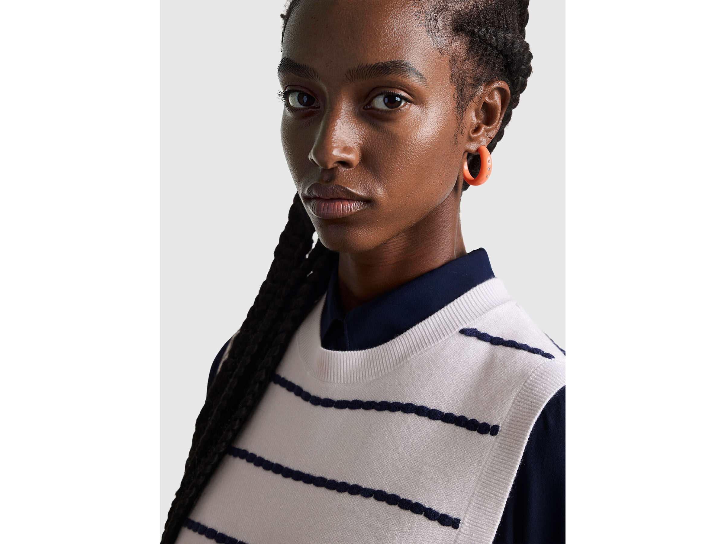 Gilet jacquard en mélange de viscose – Image 4
