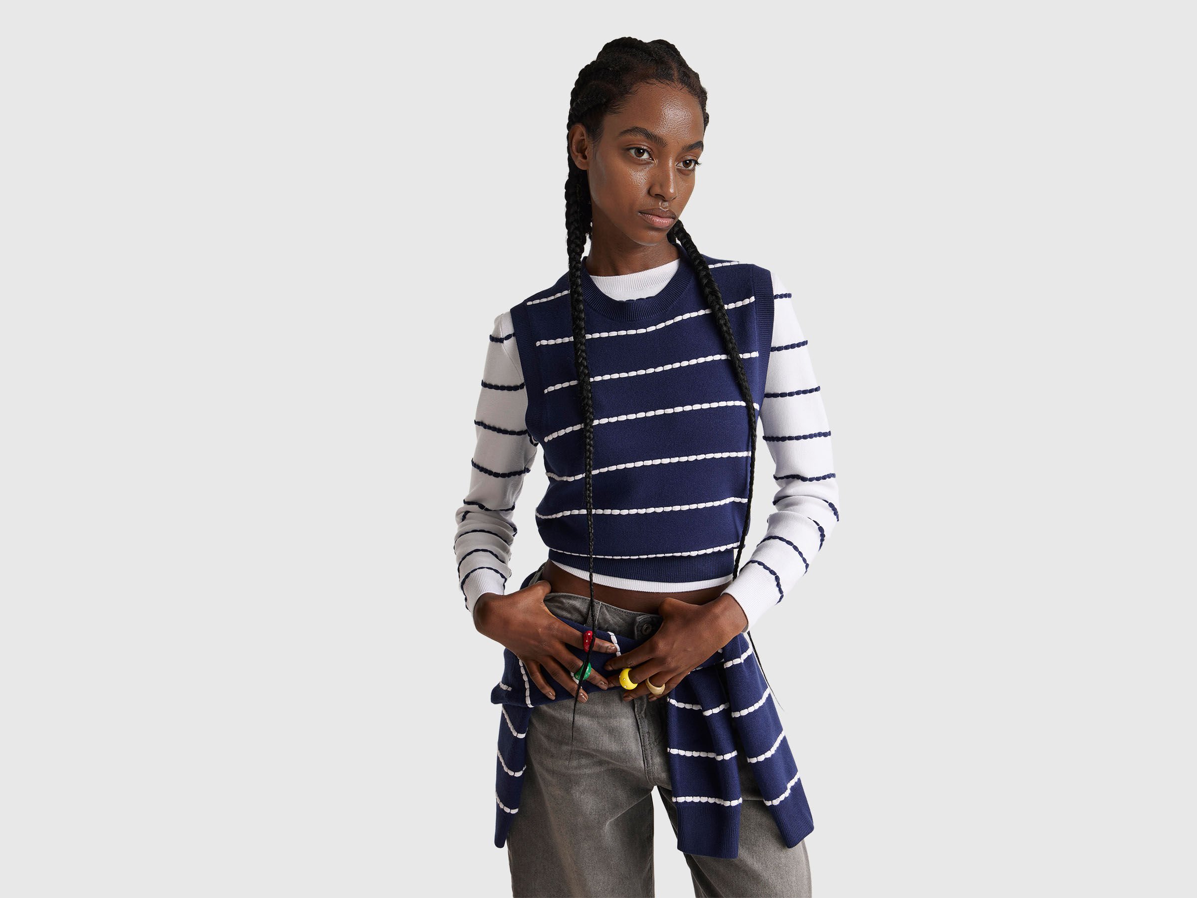 Pull jacquard en mélange de viscose – Image 3