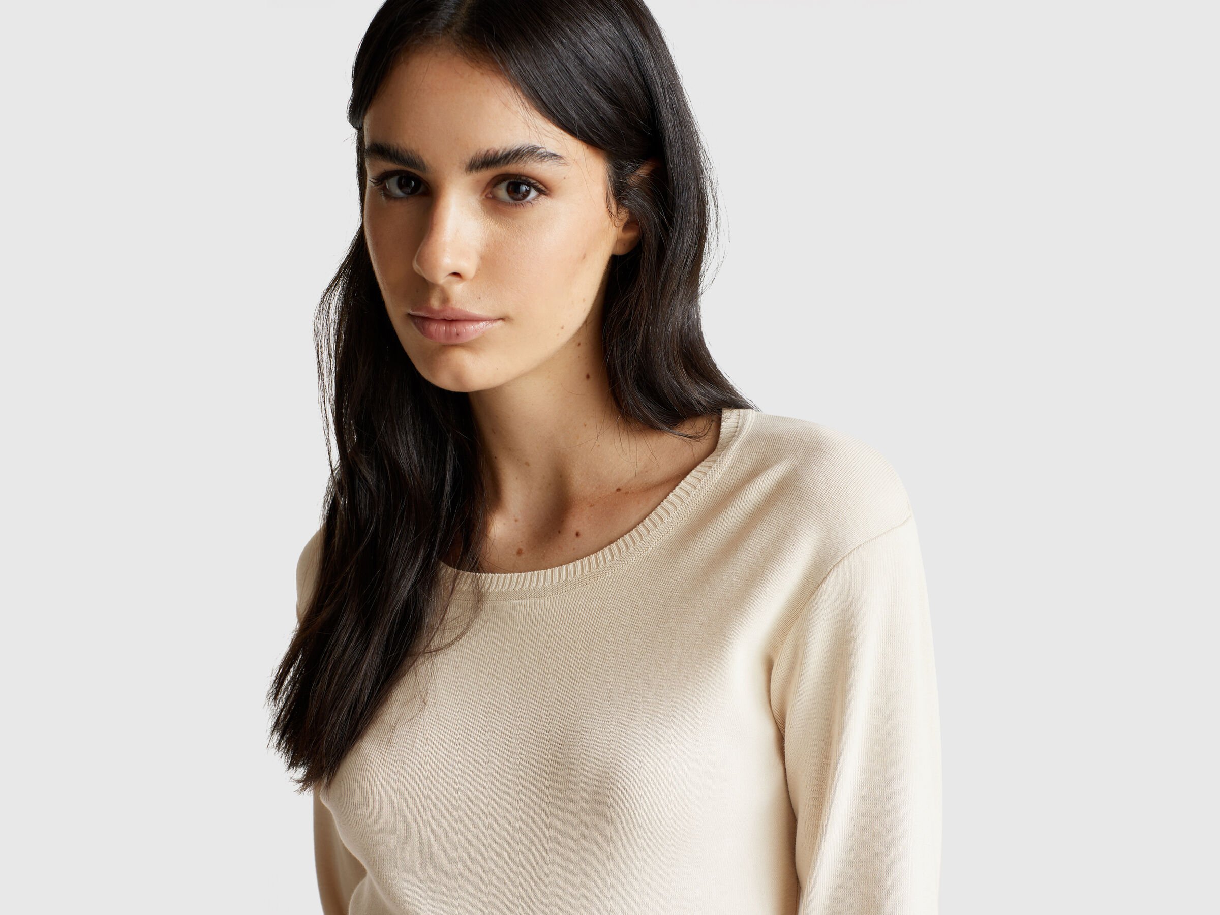 Pull col rond en pur coton – Image 4