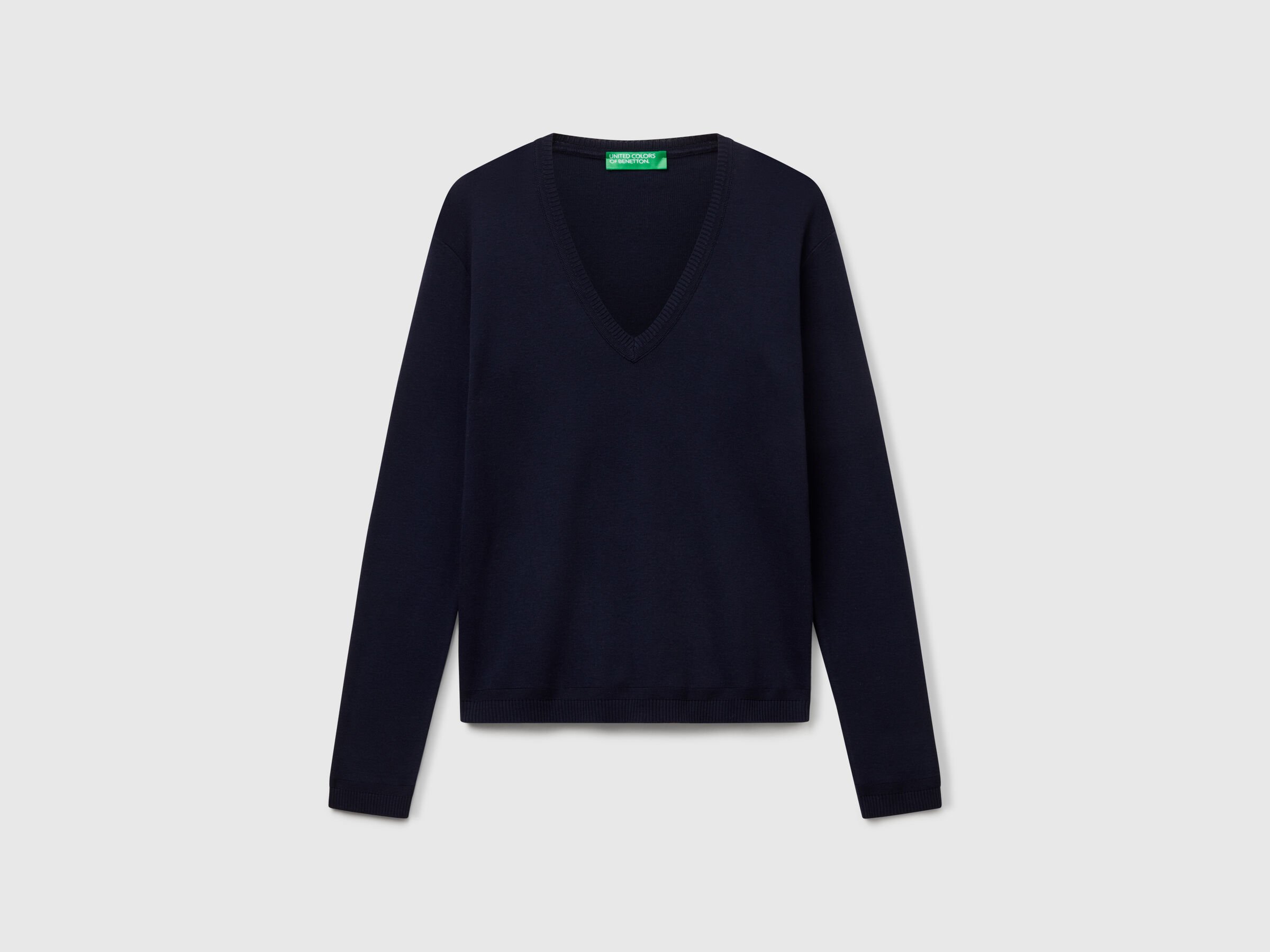 Pull col V en pur coton – Image 4