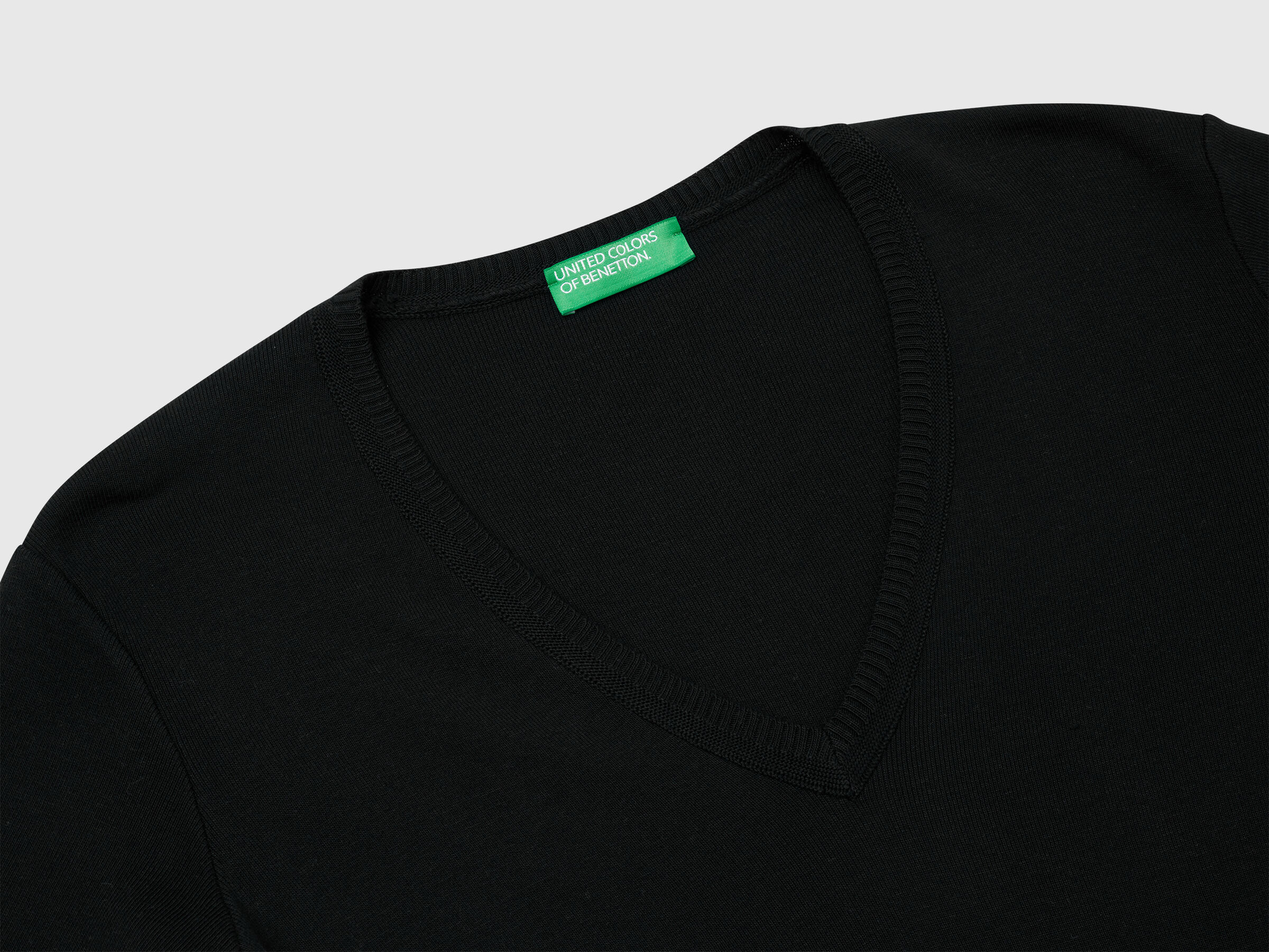 Pull col V en pur coton – Image 7