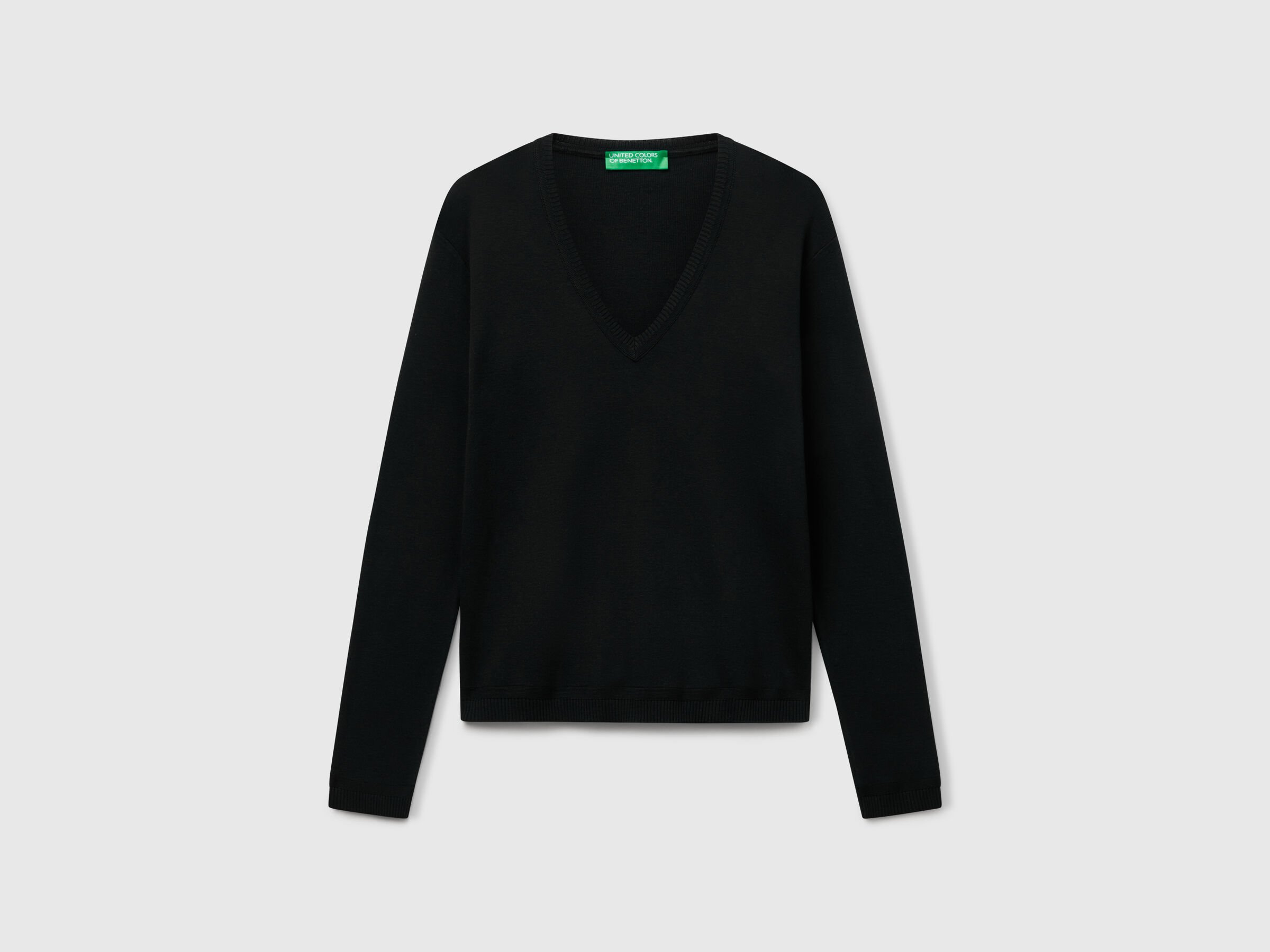 Pull col V en pur coton – Image 5