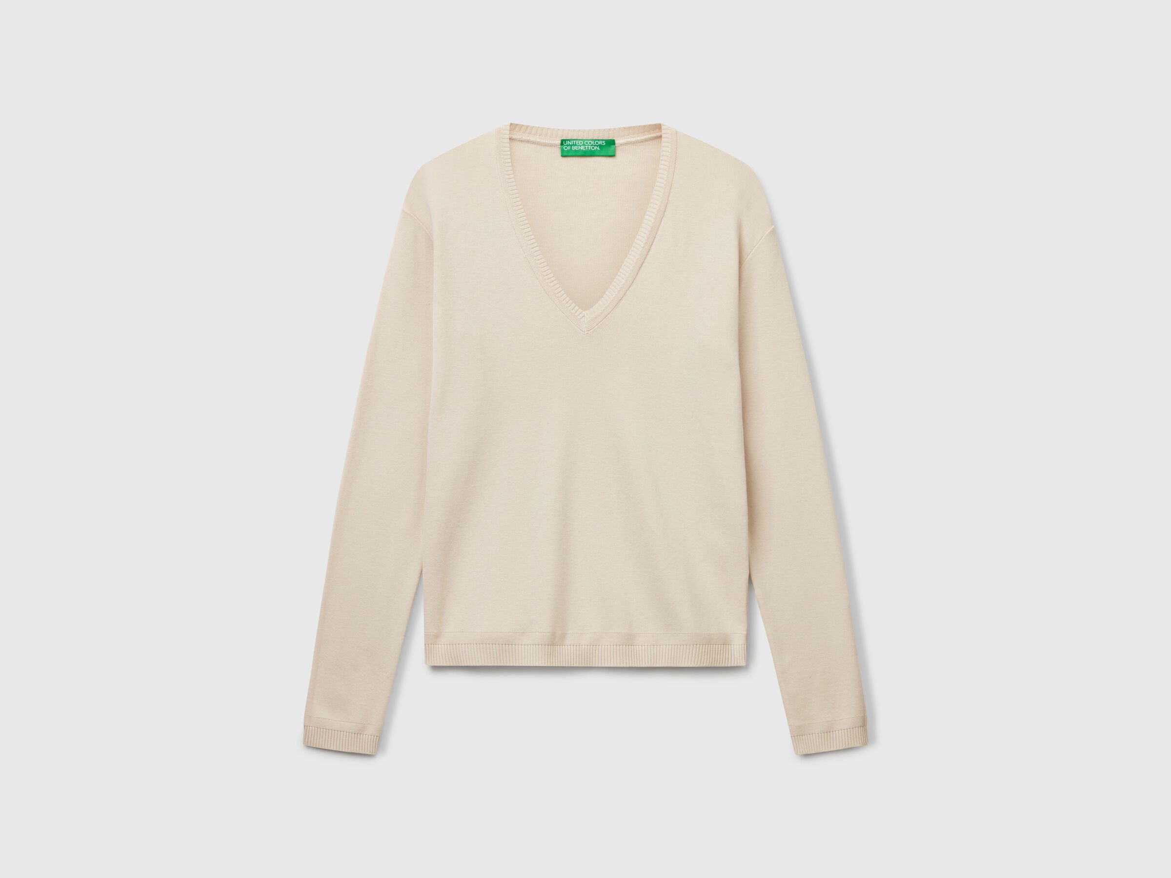 Pull col V en pur coton – Image 5