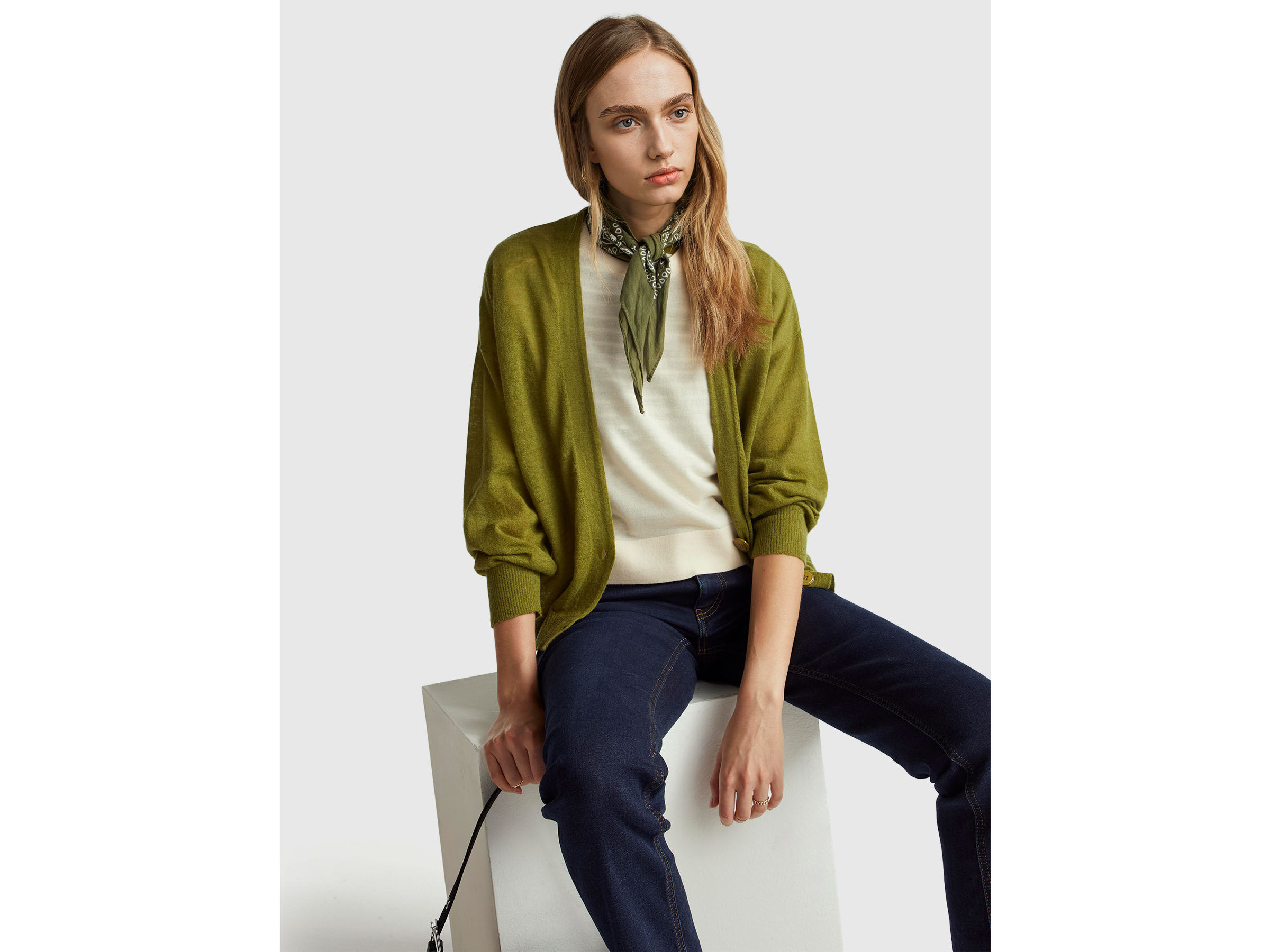 Cardigan léger en mélange d'alpaga – Image 3