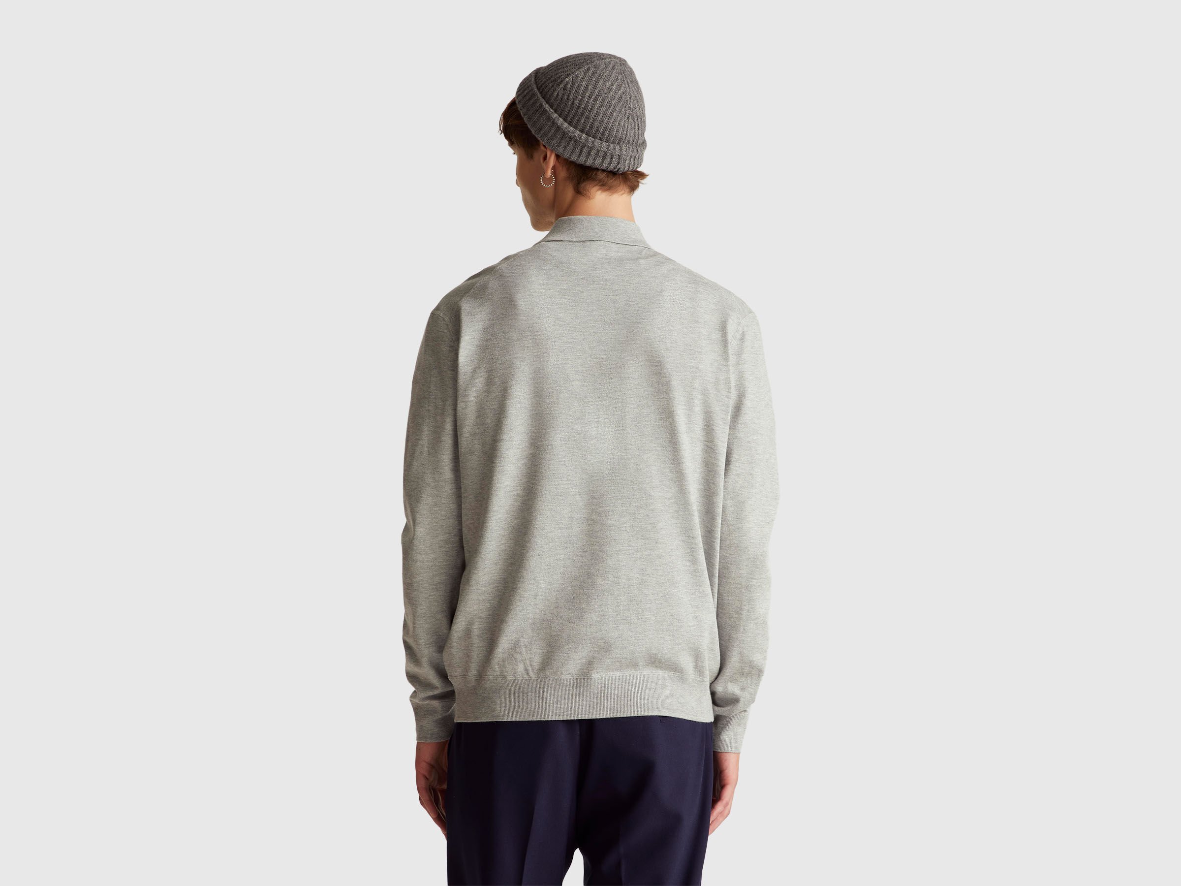 Polo en tricot de viscose mélangée – Image 2