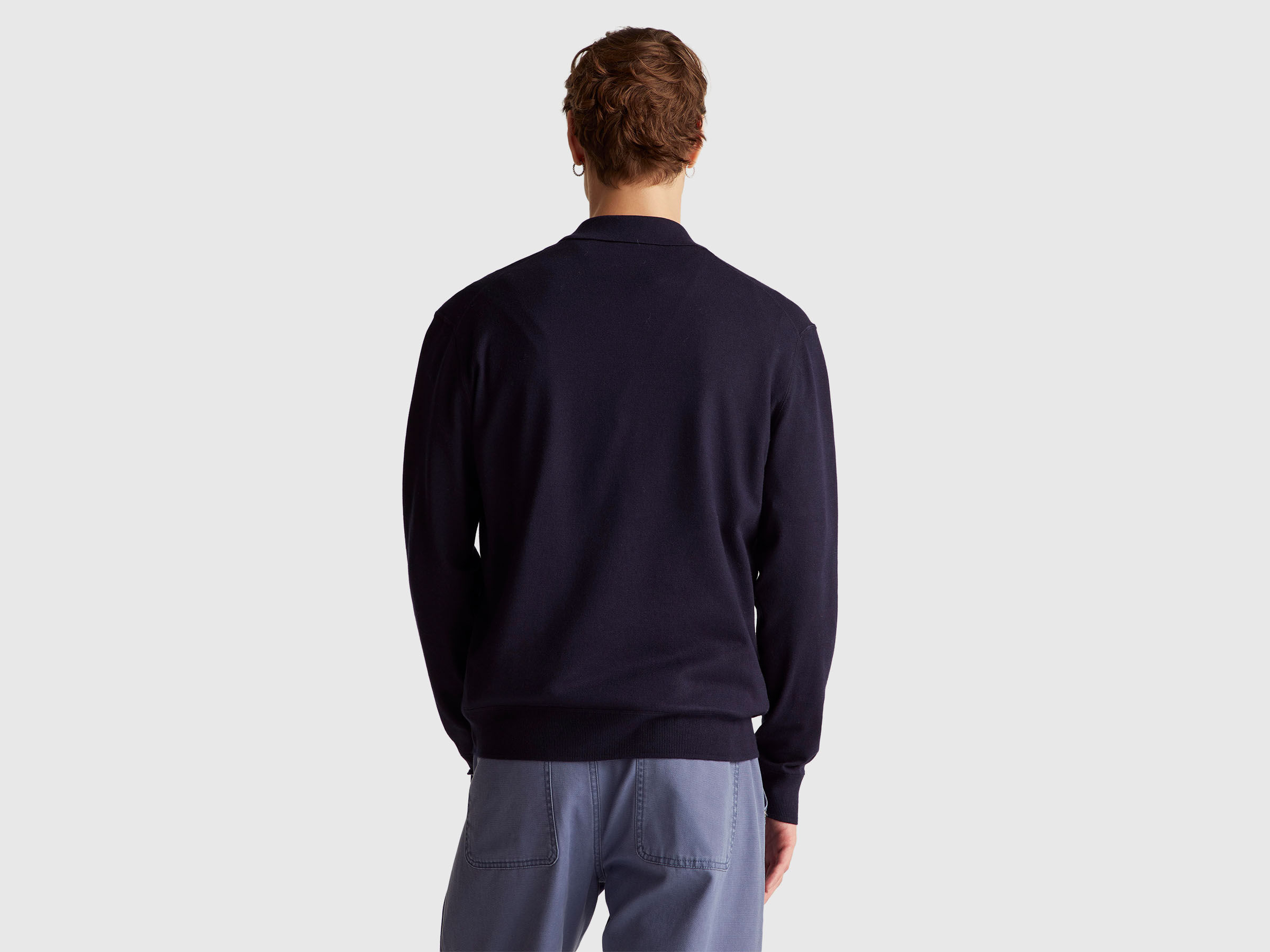 Polo en tricot de viscose mélangée – Image 2