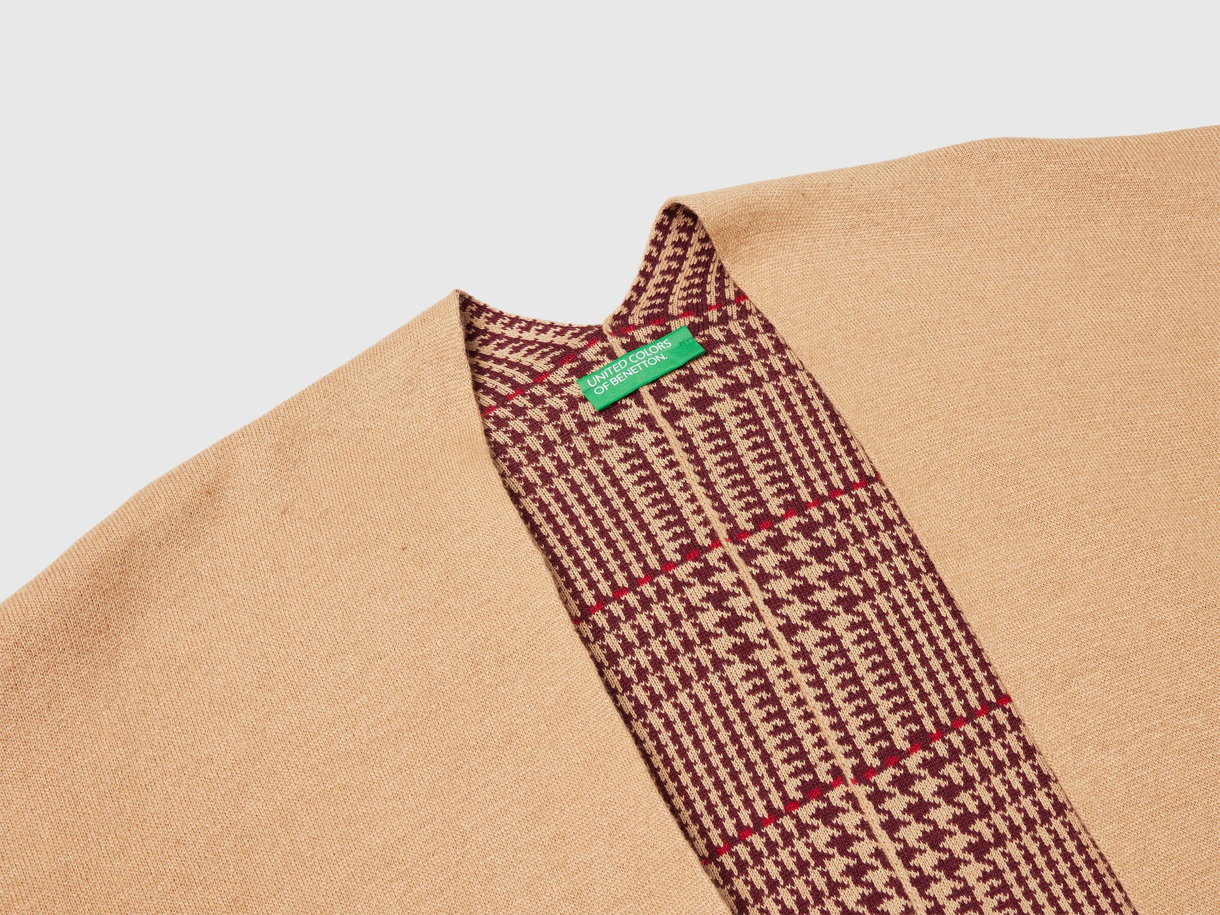 Cape réversible en mélange de cachemire – Image 7