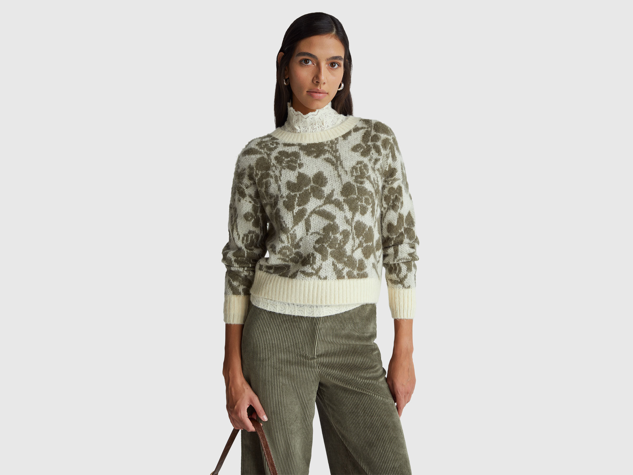 Pull à motif floral Pull à motif floral