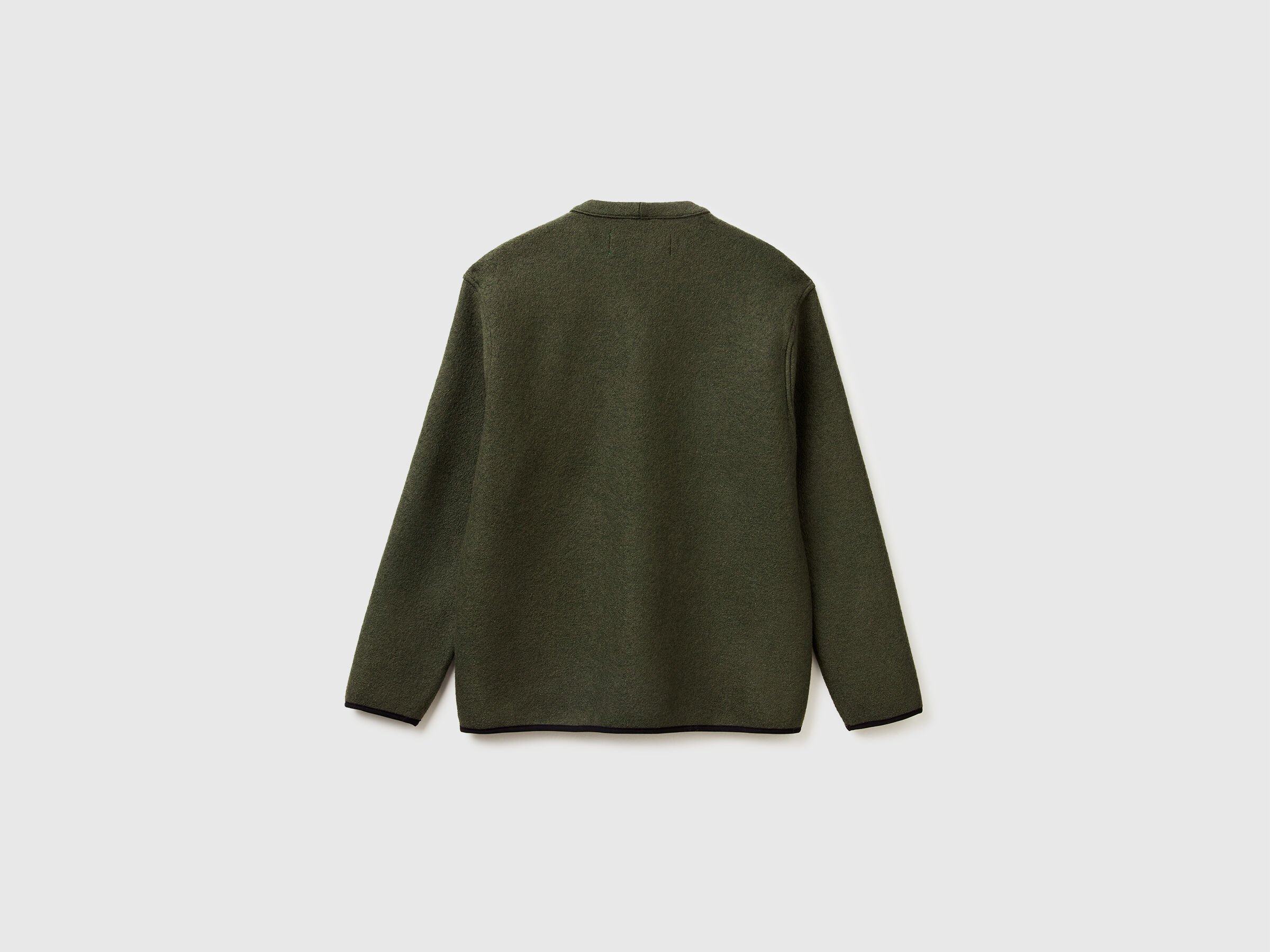Veste en mélange de laine et de viscose avec poches – Image 6