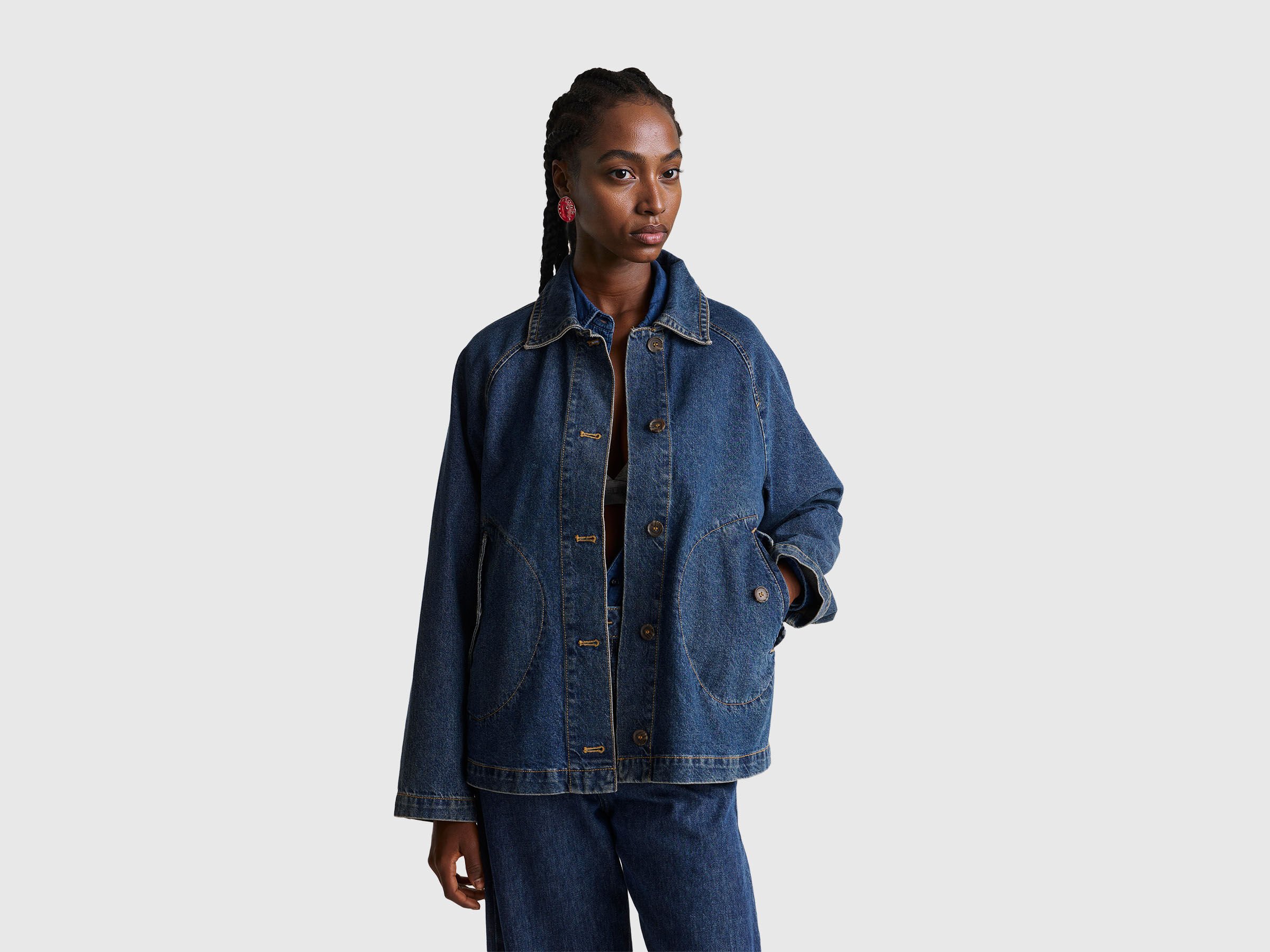Trench-coat court en jean Trench-coat court en jean