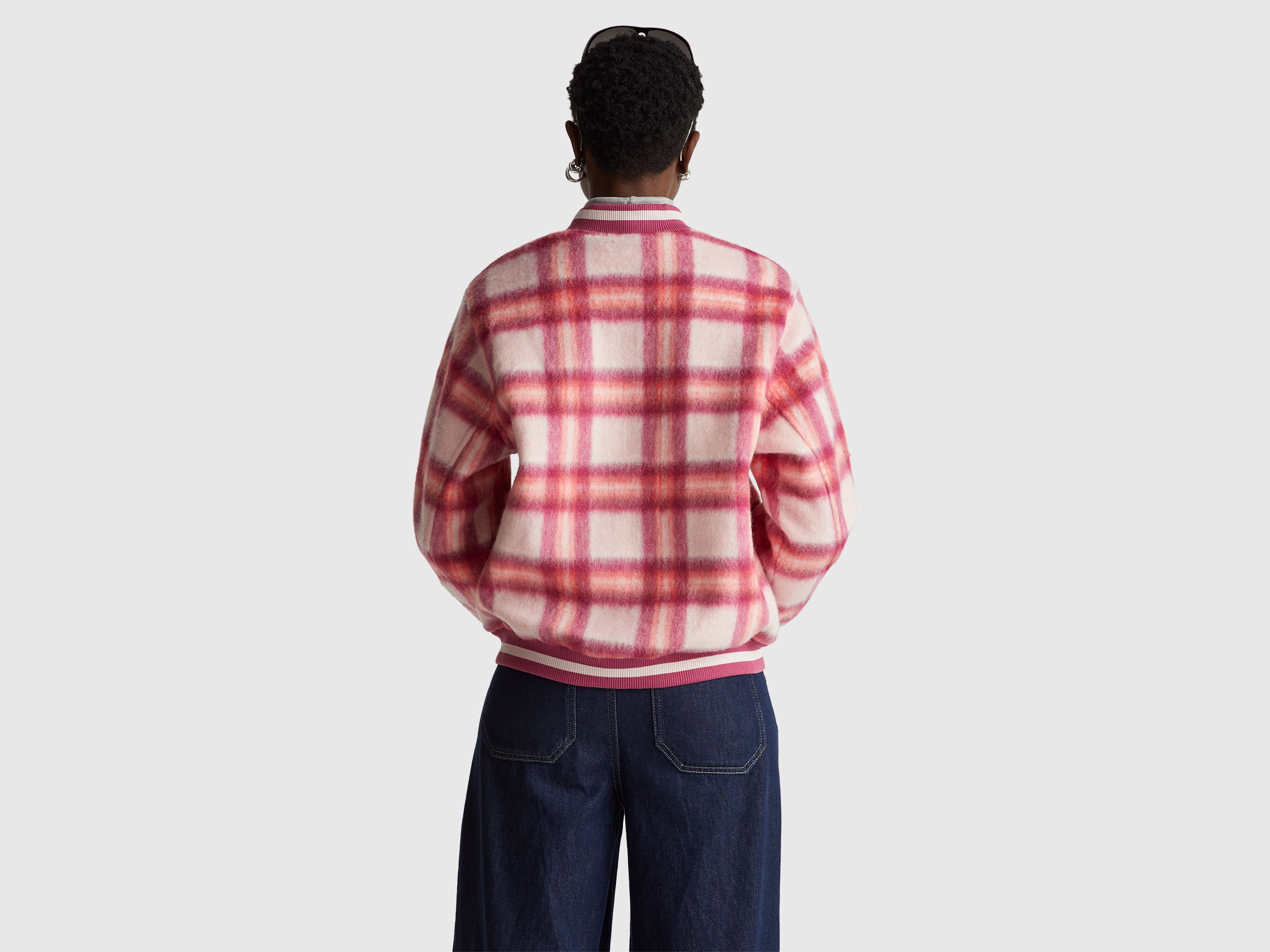 Blouson aviateur à carreaux – Image 2