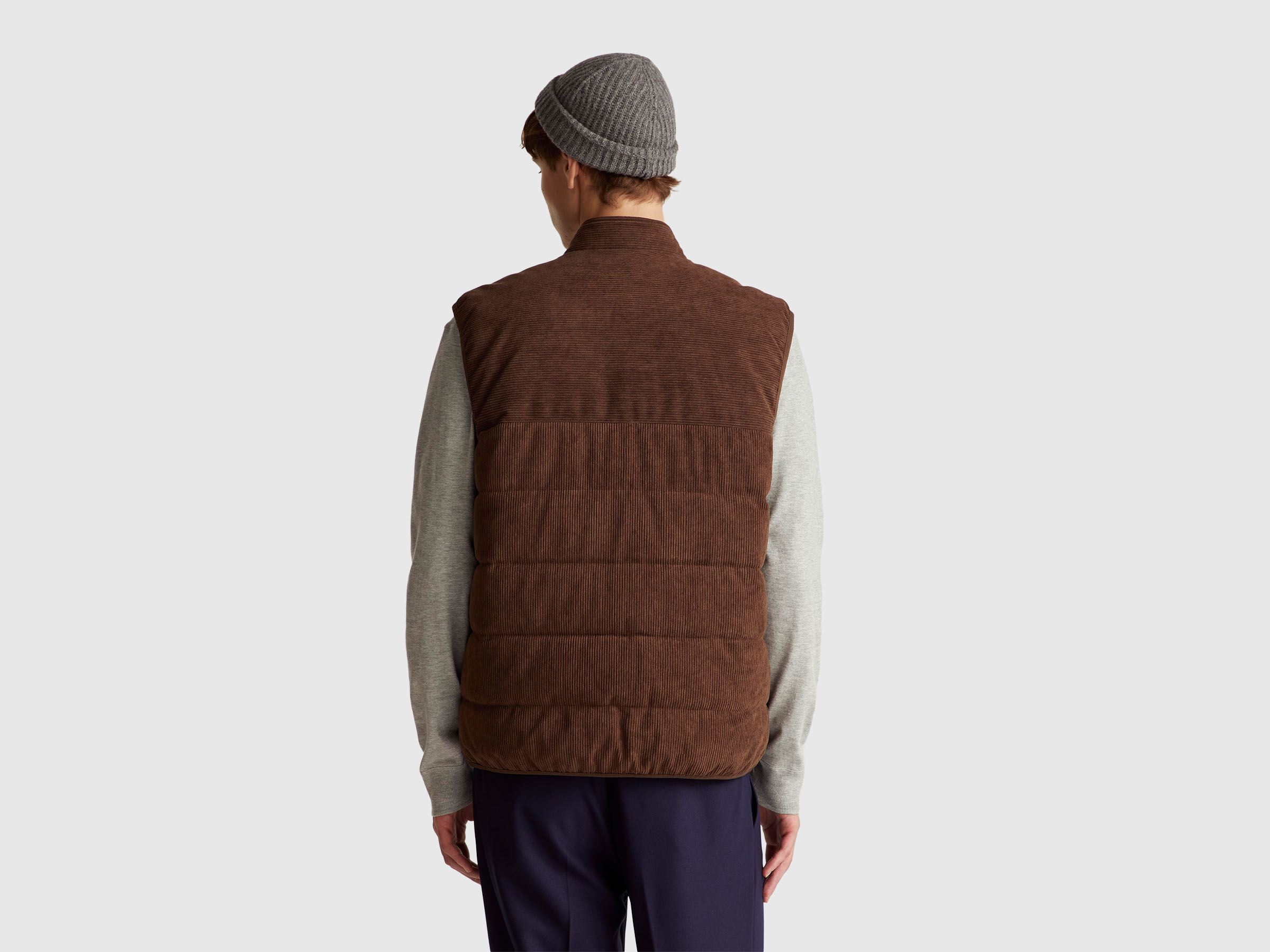 Gilet en velours avec poches – Image 2