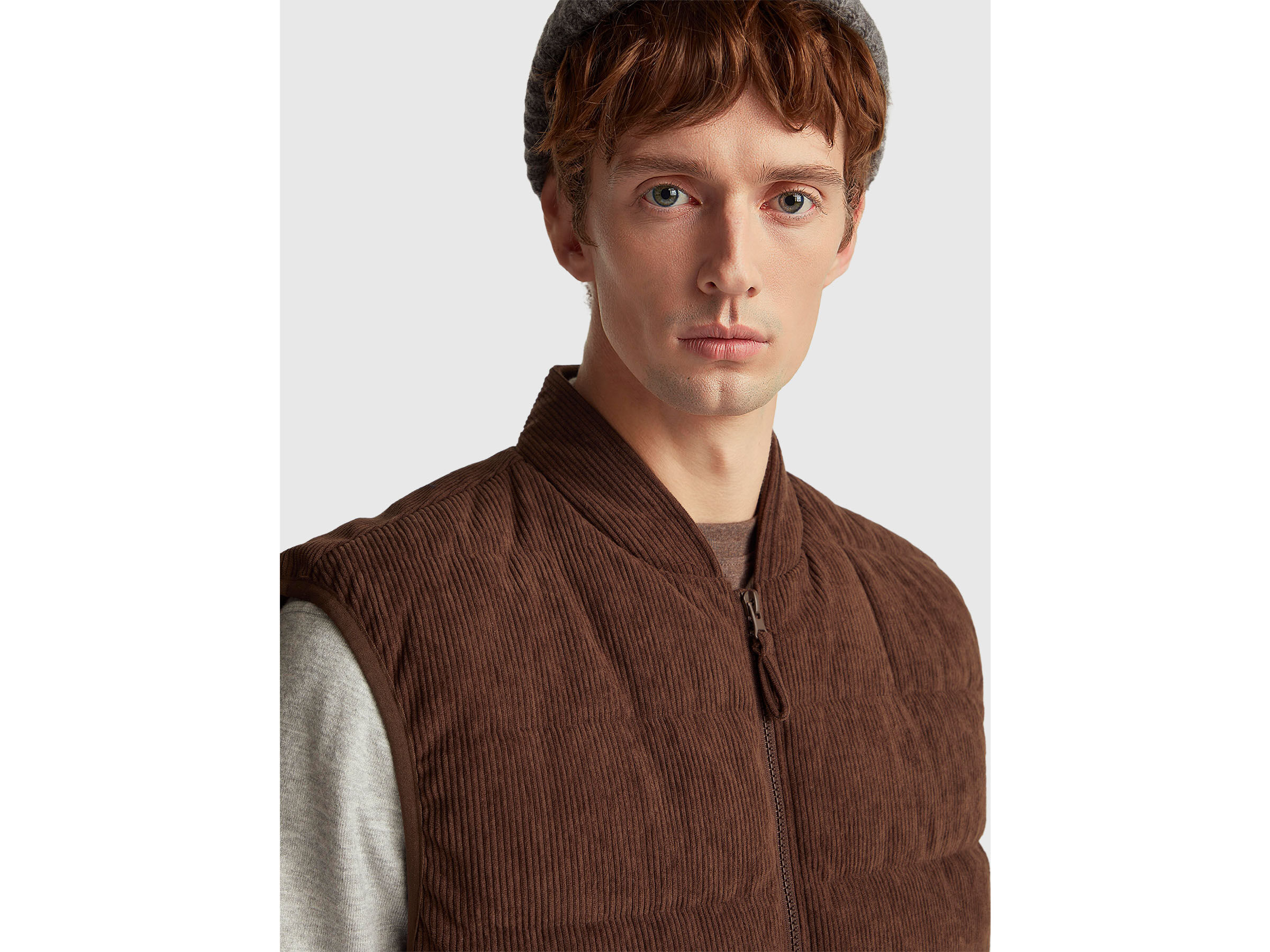 Gilet en velours avec poches – Image 4