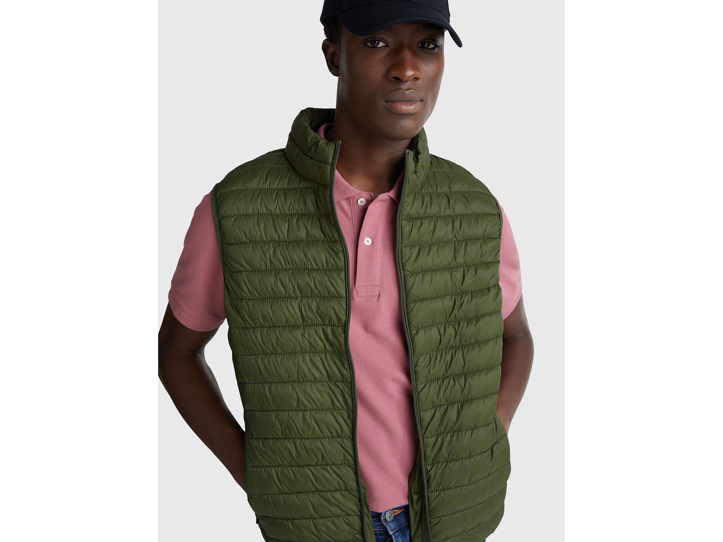 Veste matelassée sans manches coupe régulière – Image 3