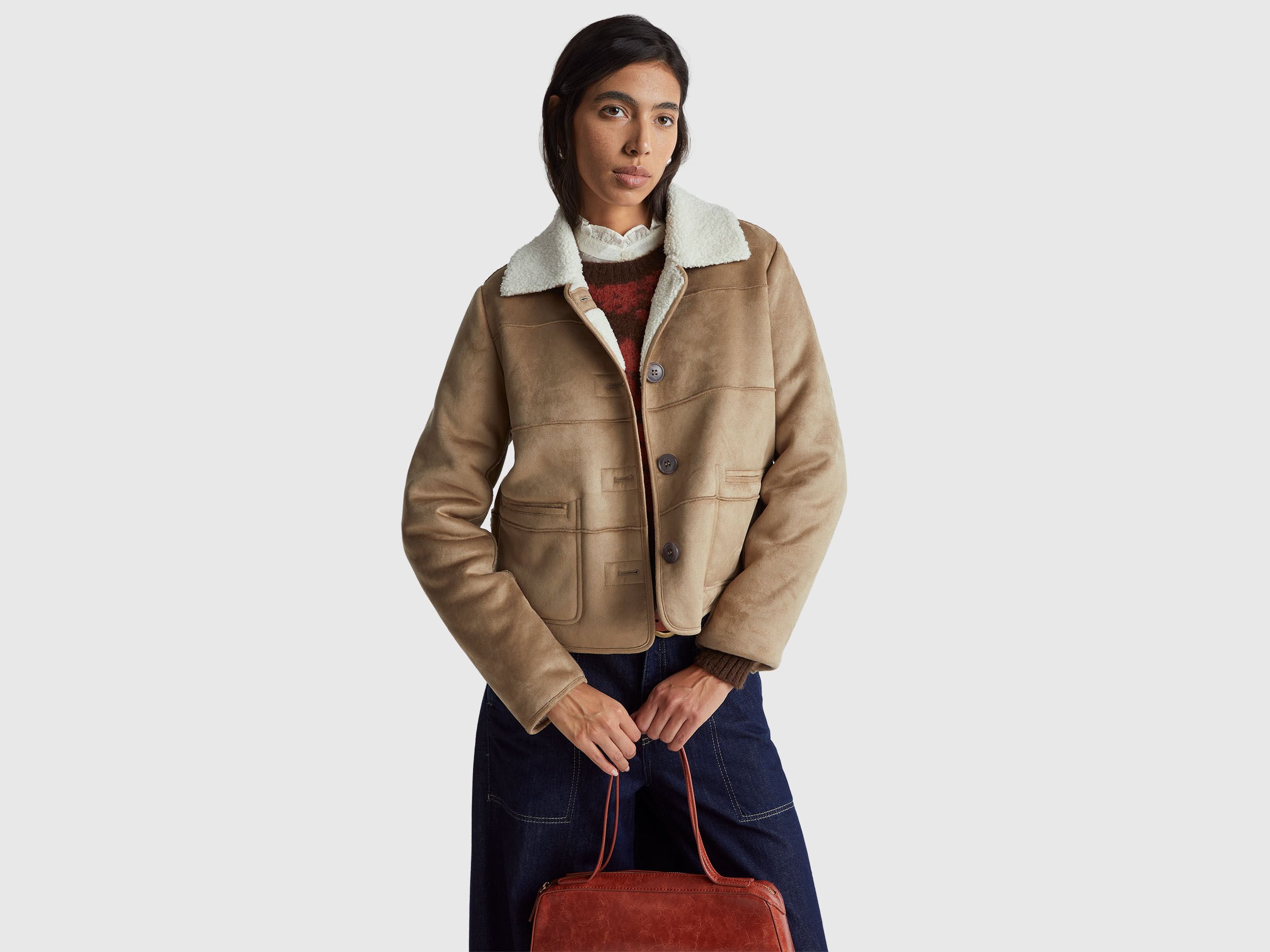 Veste effet daim Veste effet daim