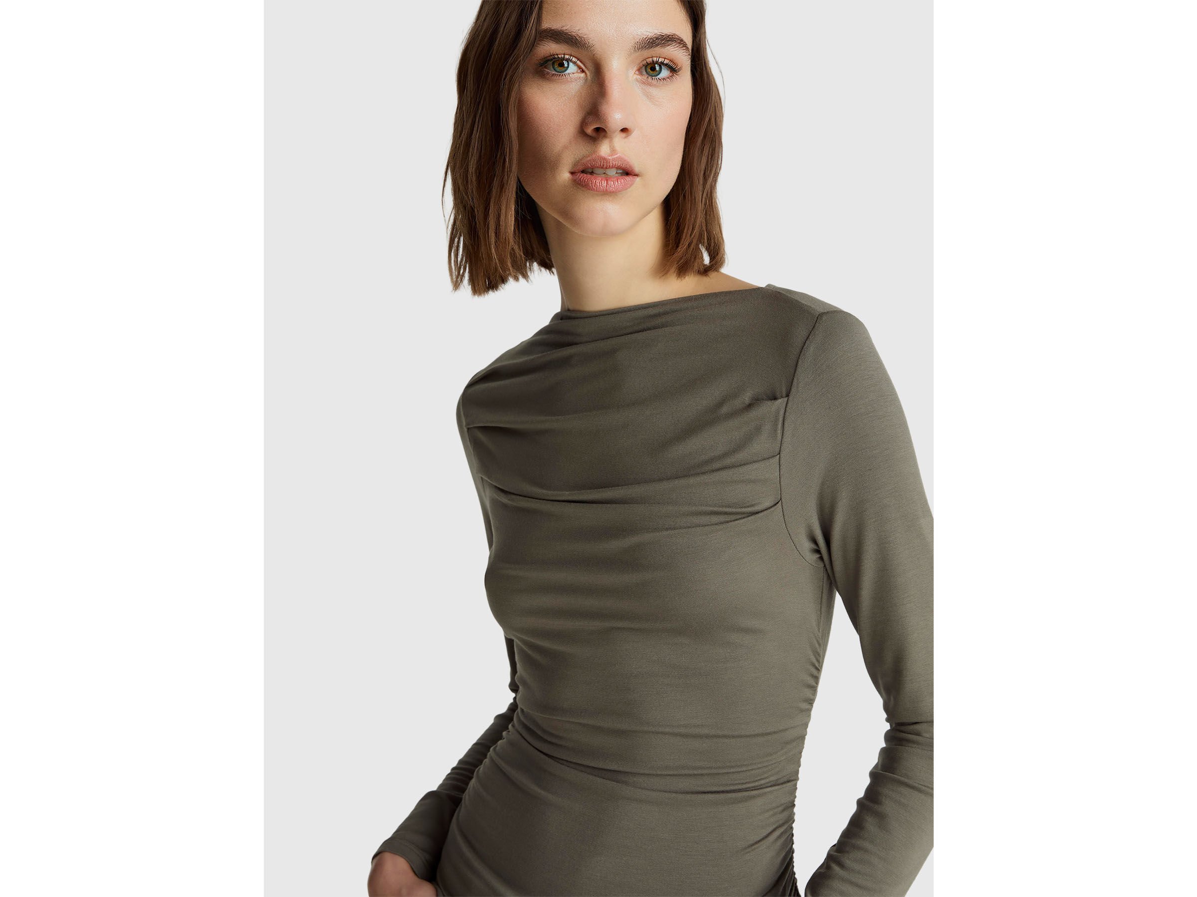 T-shirt ajusté à col bateau – Image 4