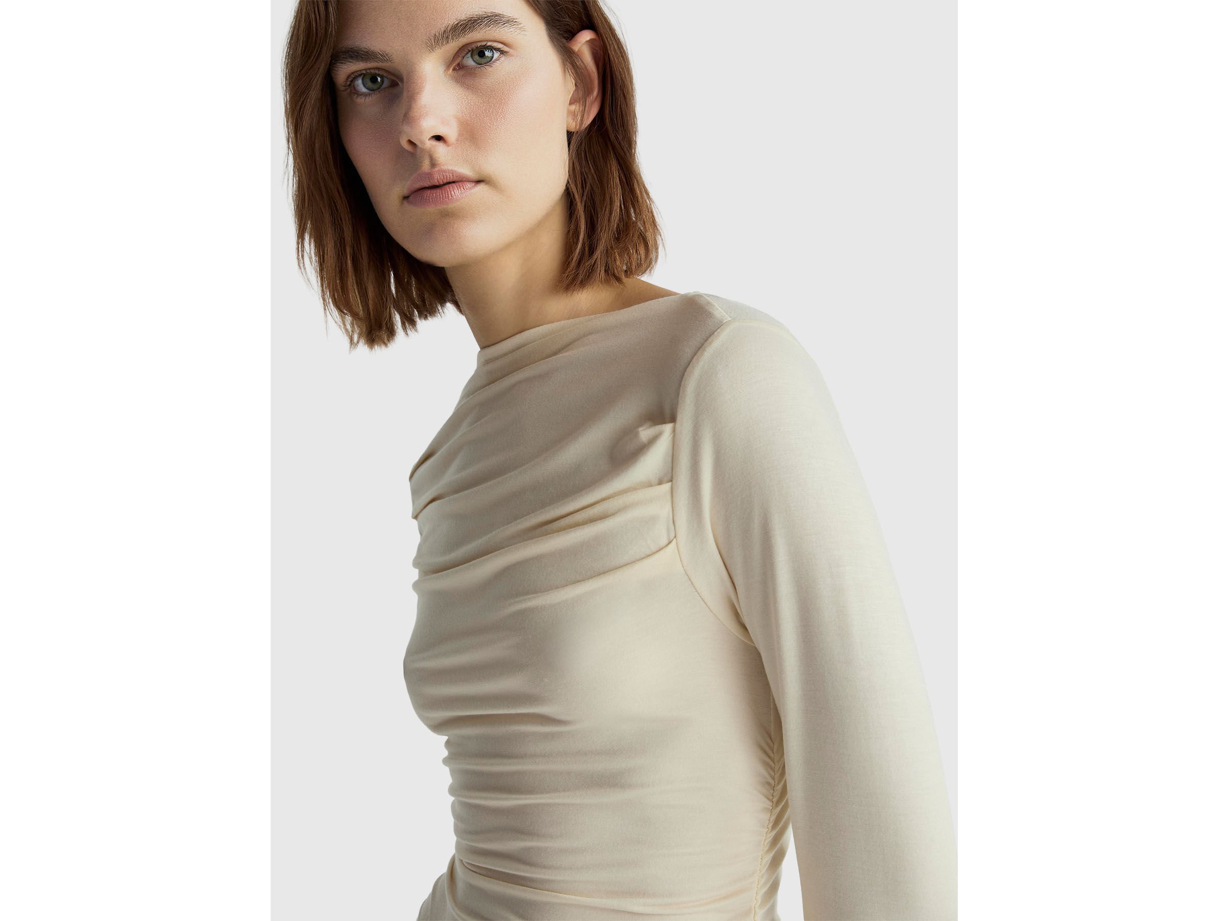 T-shirt ajusté à col bateau – Image 4