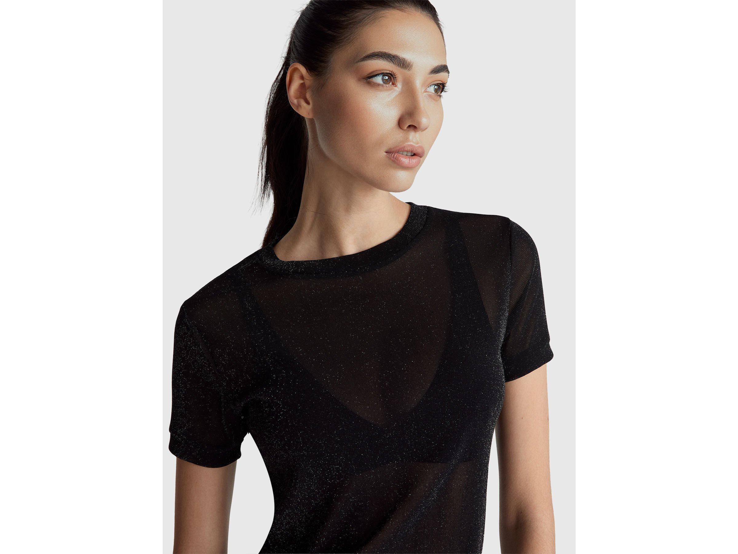 T-shirt à manches courtes en lurex – Image 4