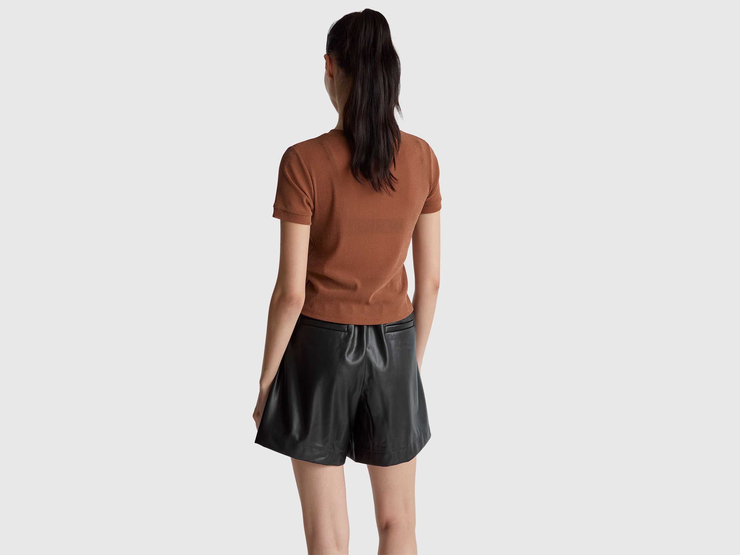 T-shirt à manches courtes en lurex – Image 2