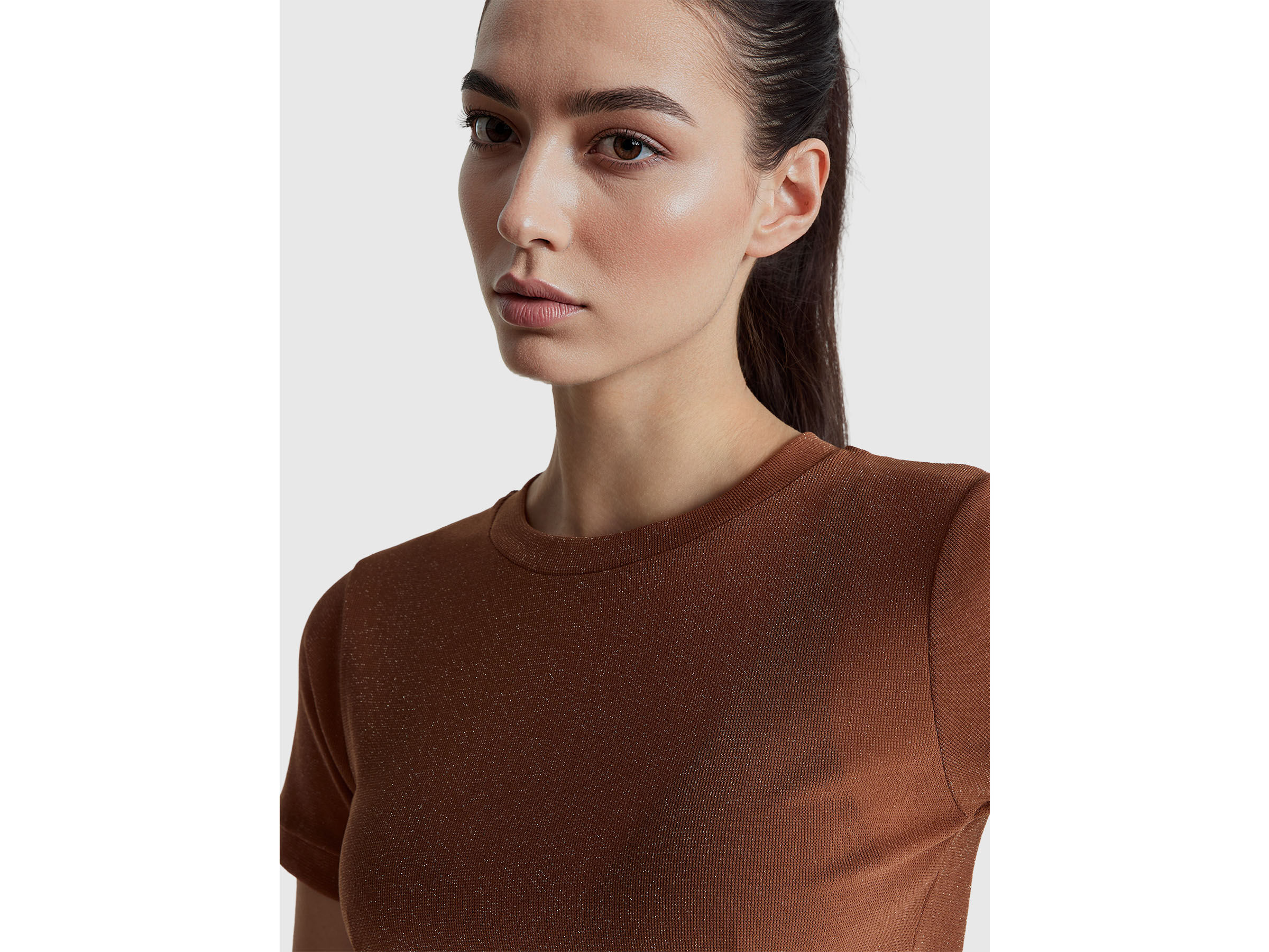 T-shirt à manches courtes en lurex – Image 4