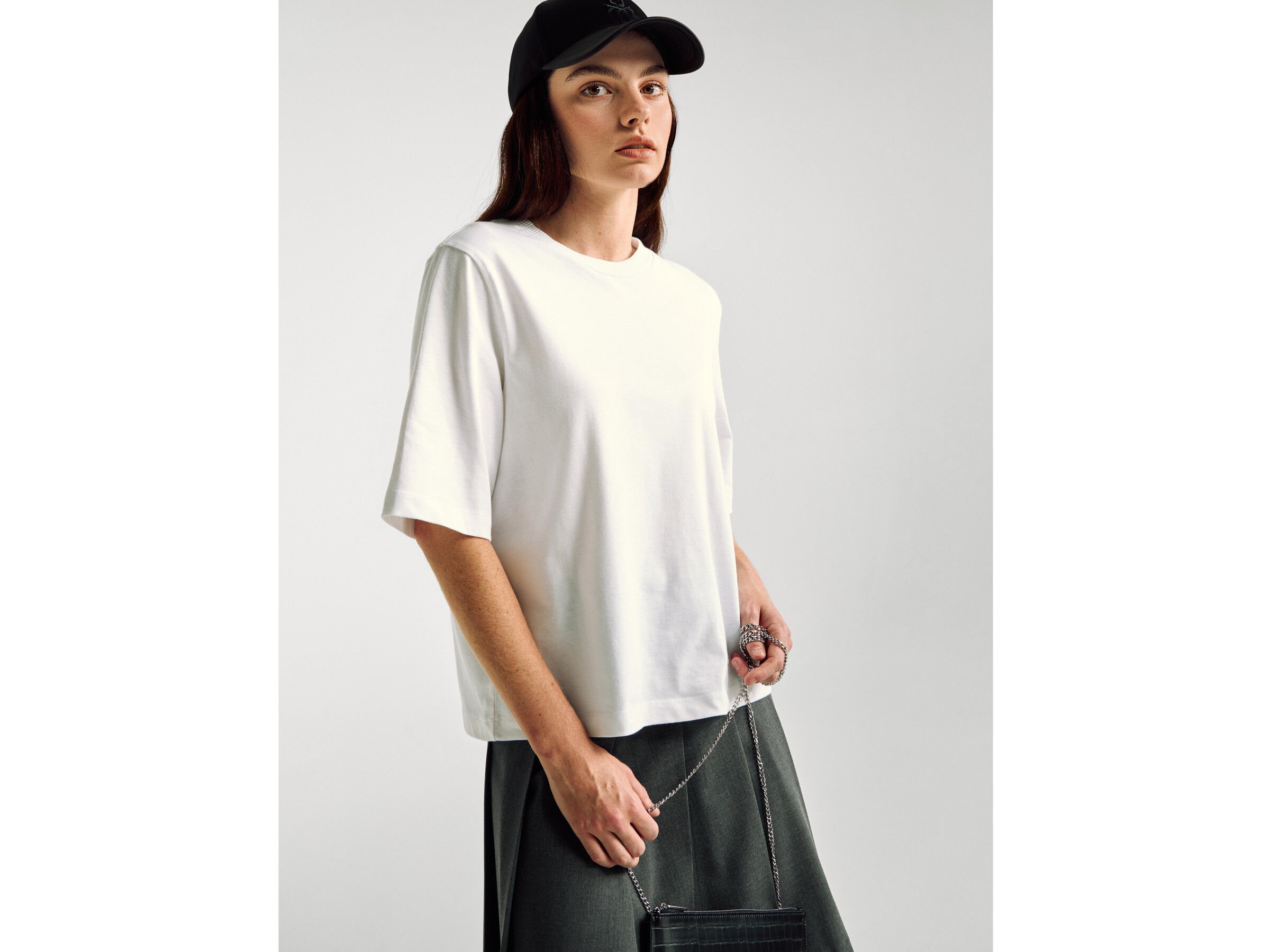 T-shirt coupe boxy 100% coton – Image 3
