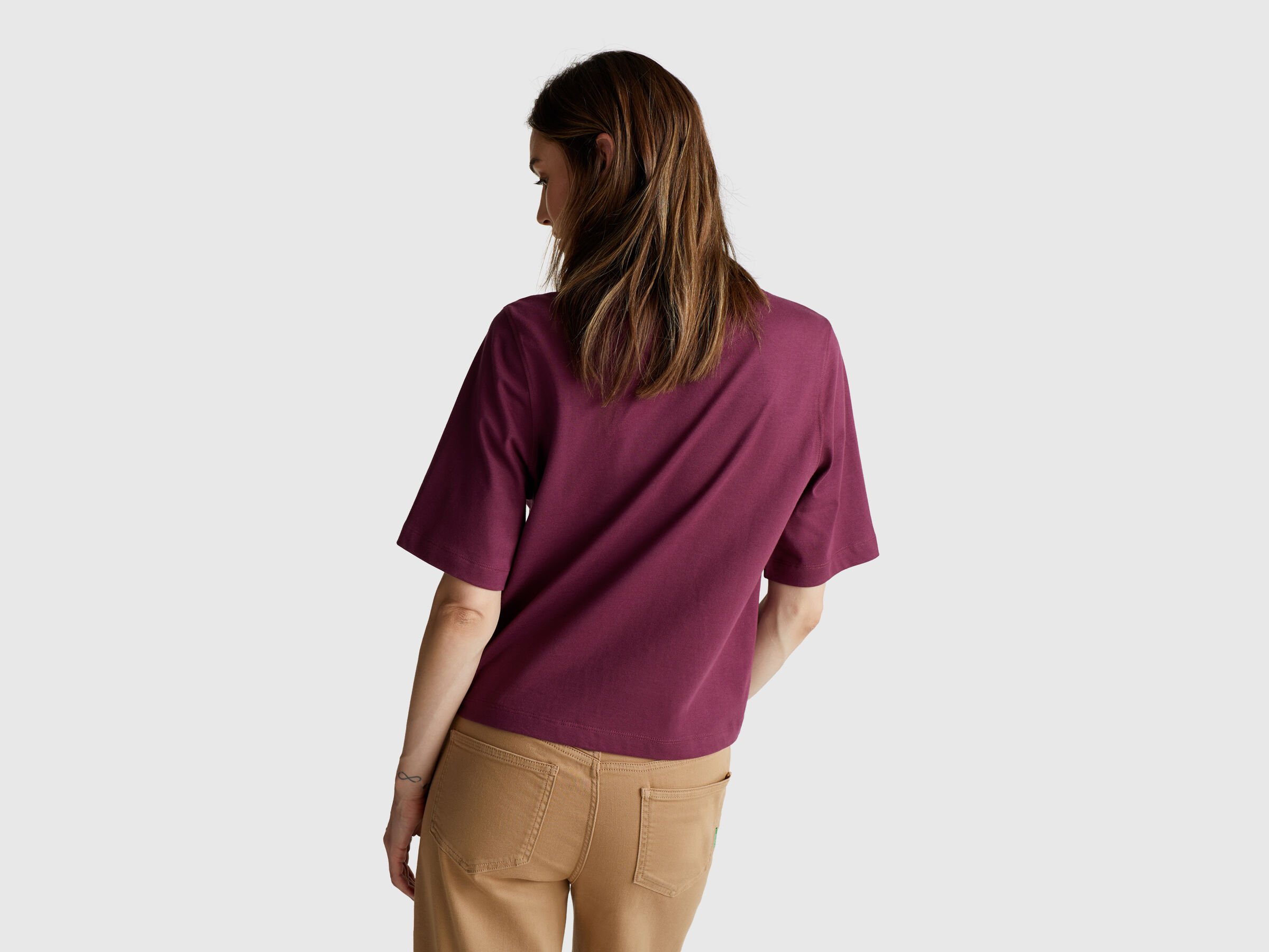 T-shirt coupe boxy 100% coton – Image 2